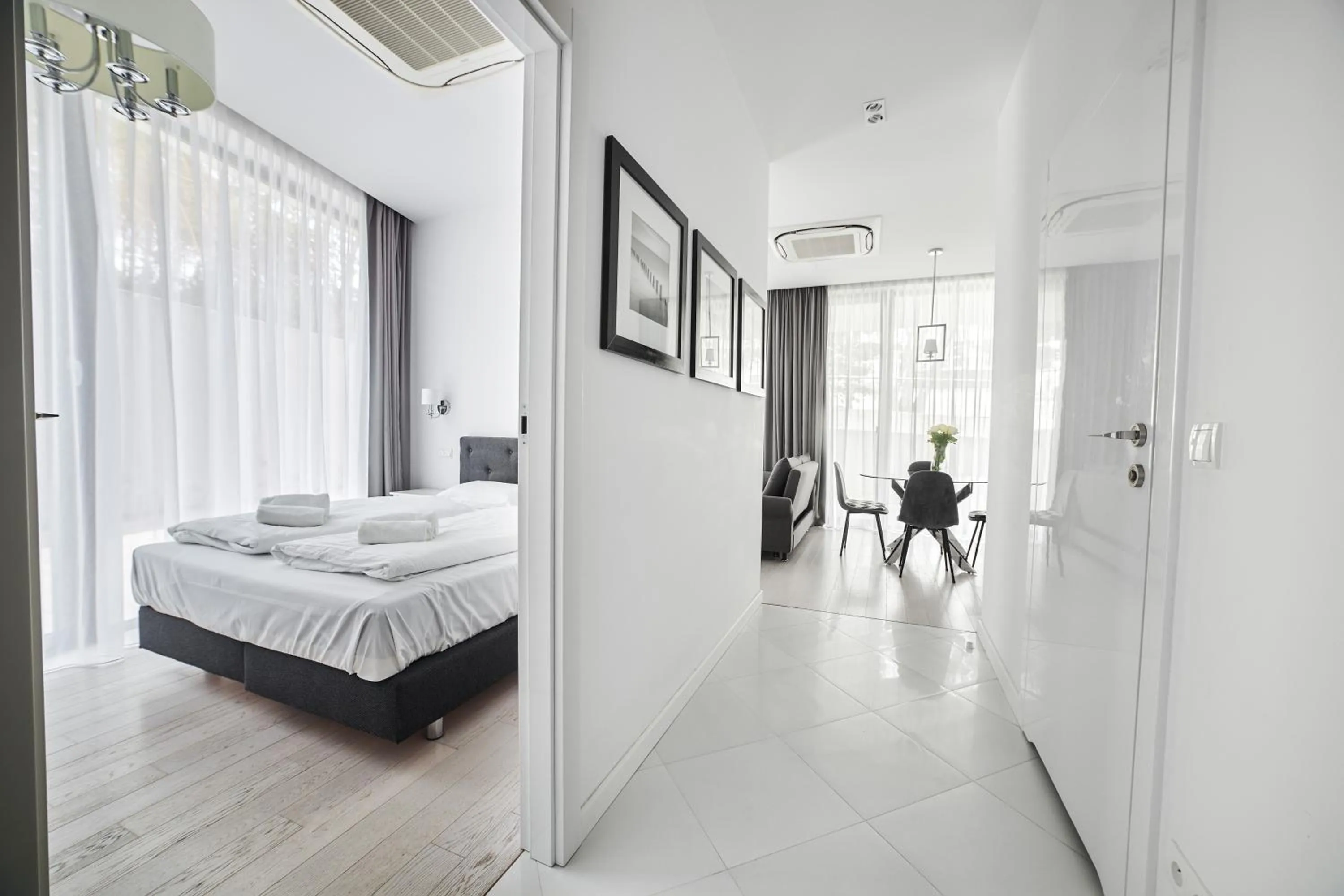 Bed in Dune Beach Resort