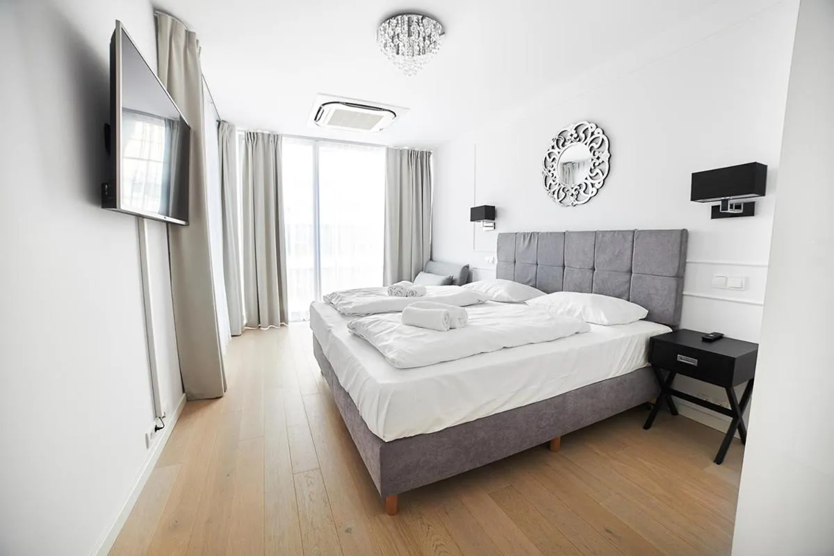 Bed in Dune Beach Resort