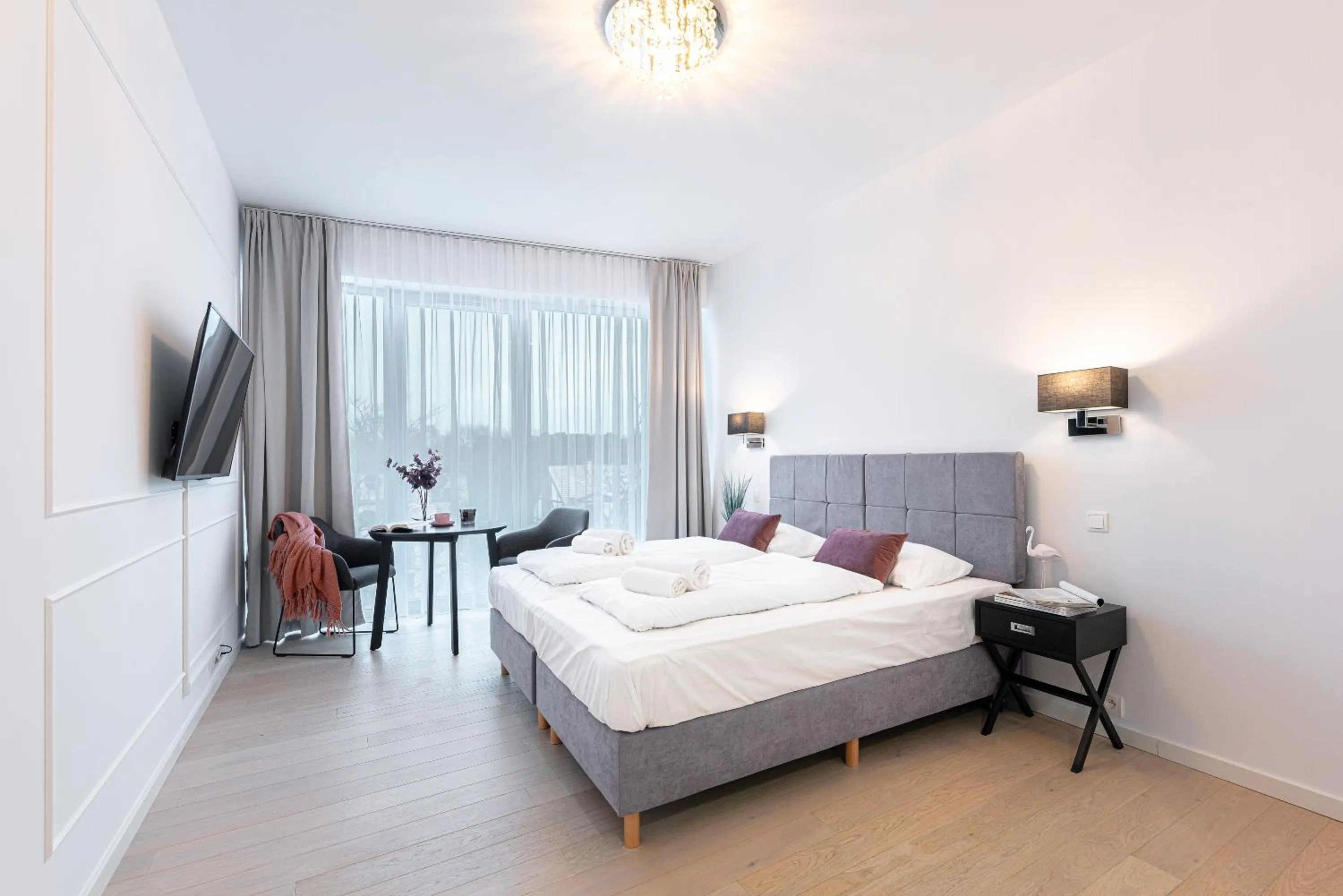 Bed in Dune Beach Resort