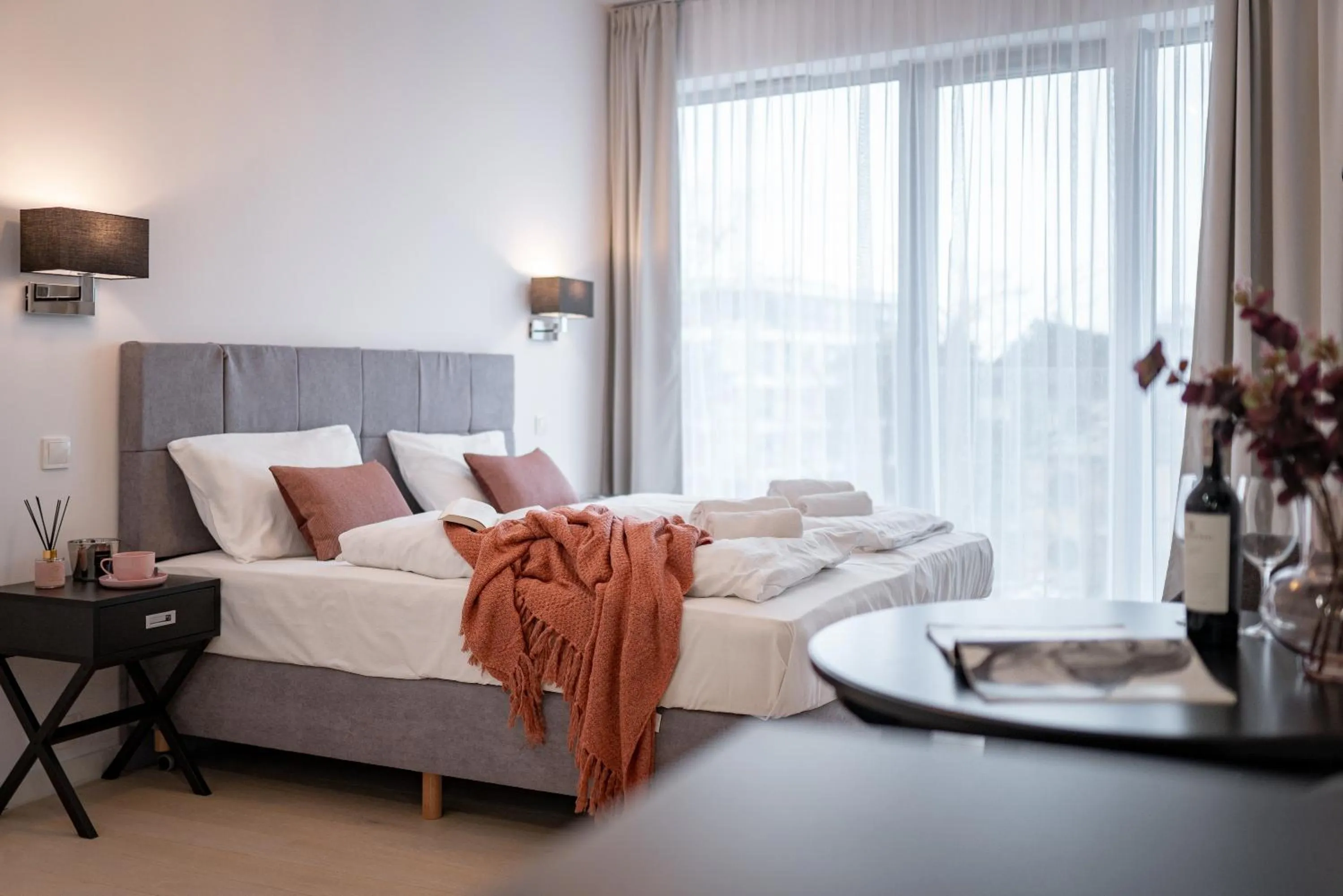 Bed in Dune Beach Resort