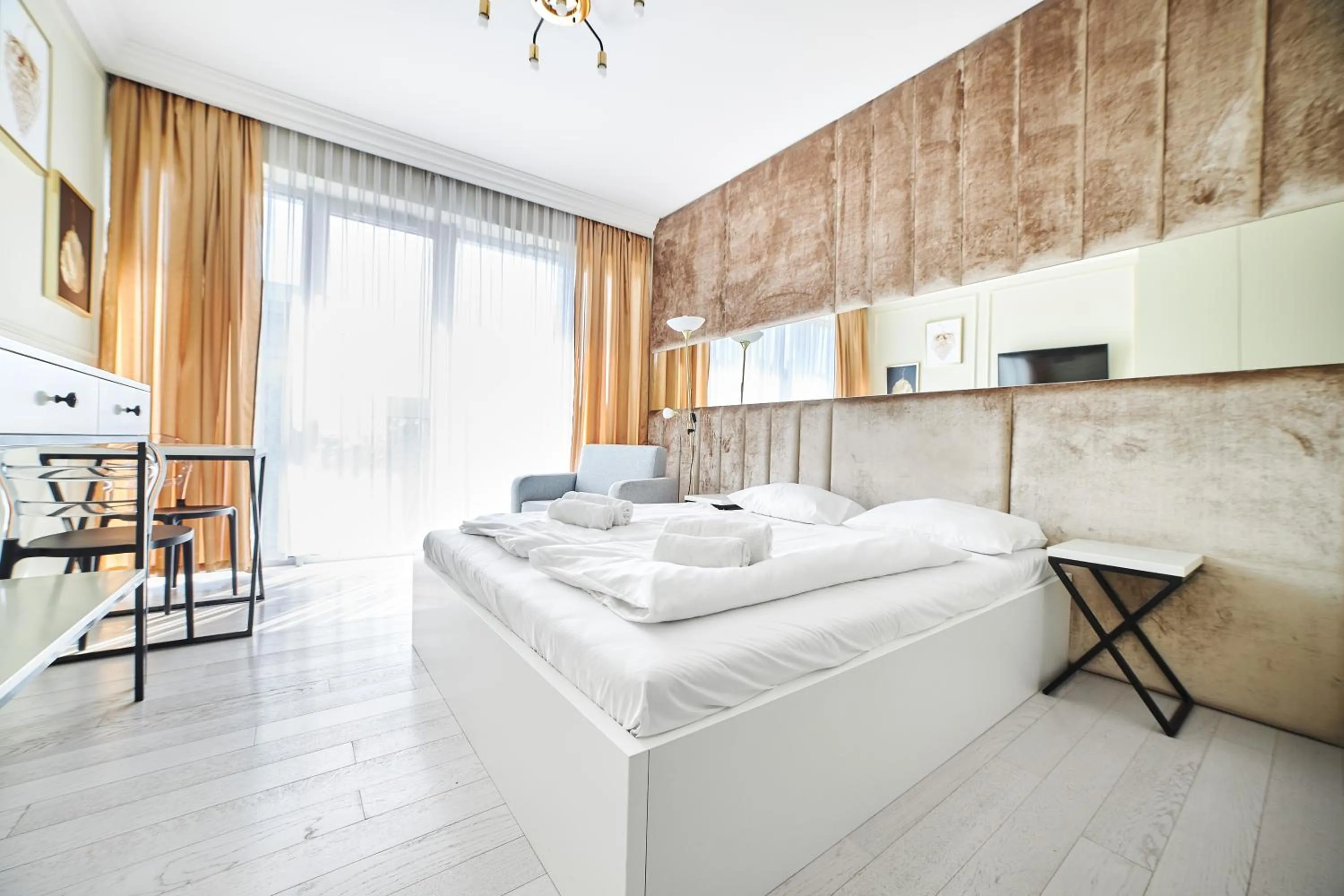 Bed in Dune Beach Resort