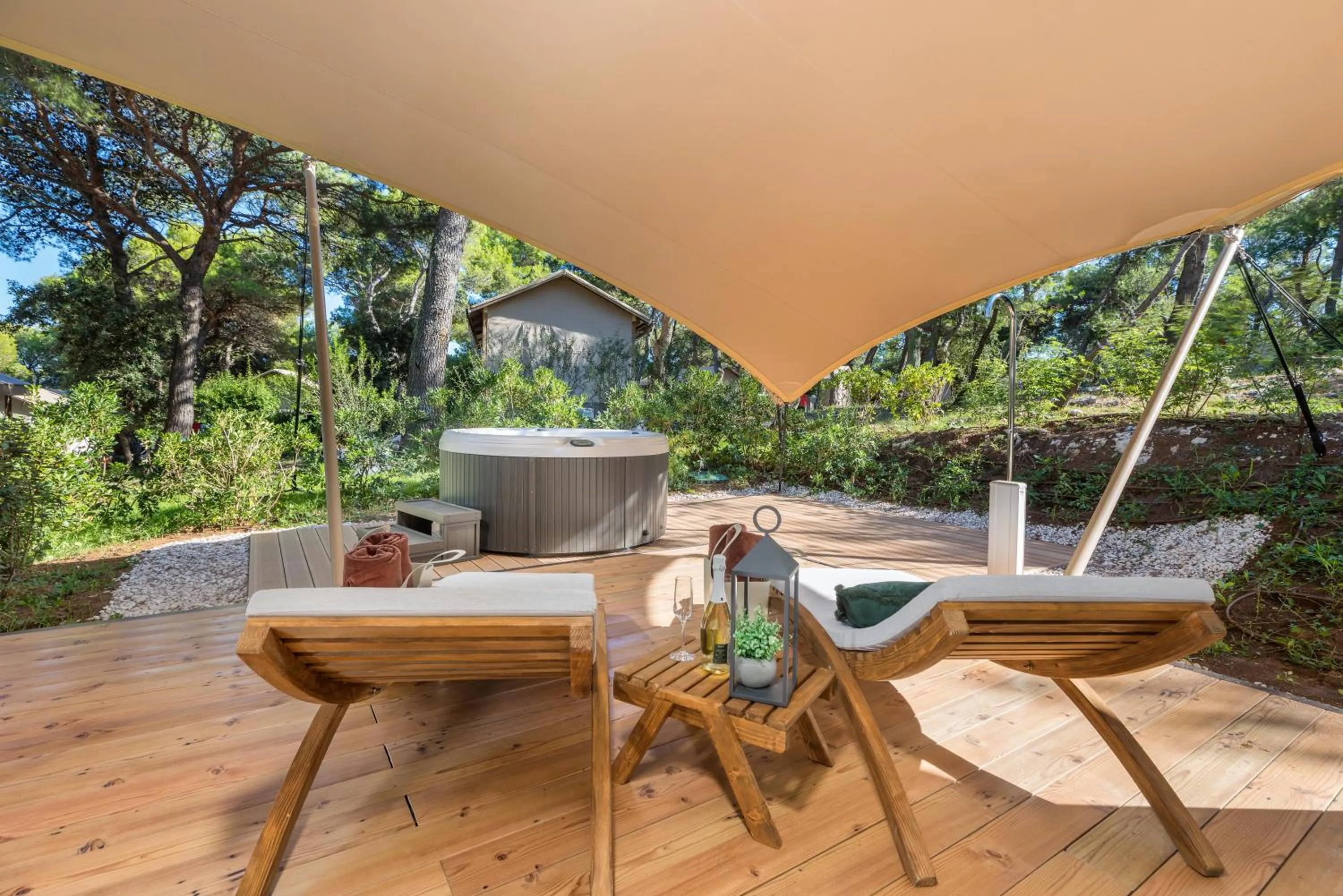 Balcony/Terrace in Arena One 99 Glamping