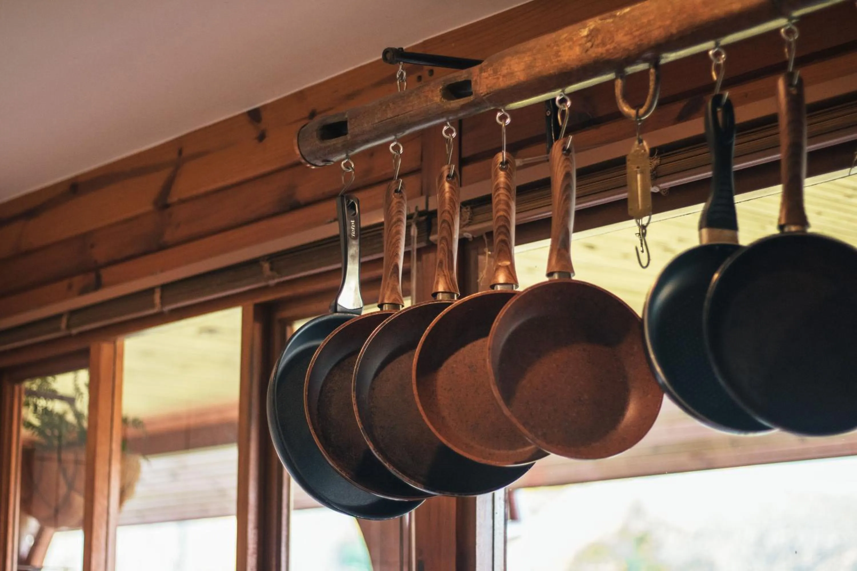 Communal kitchen in The Log Collective