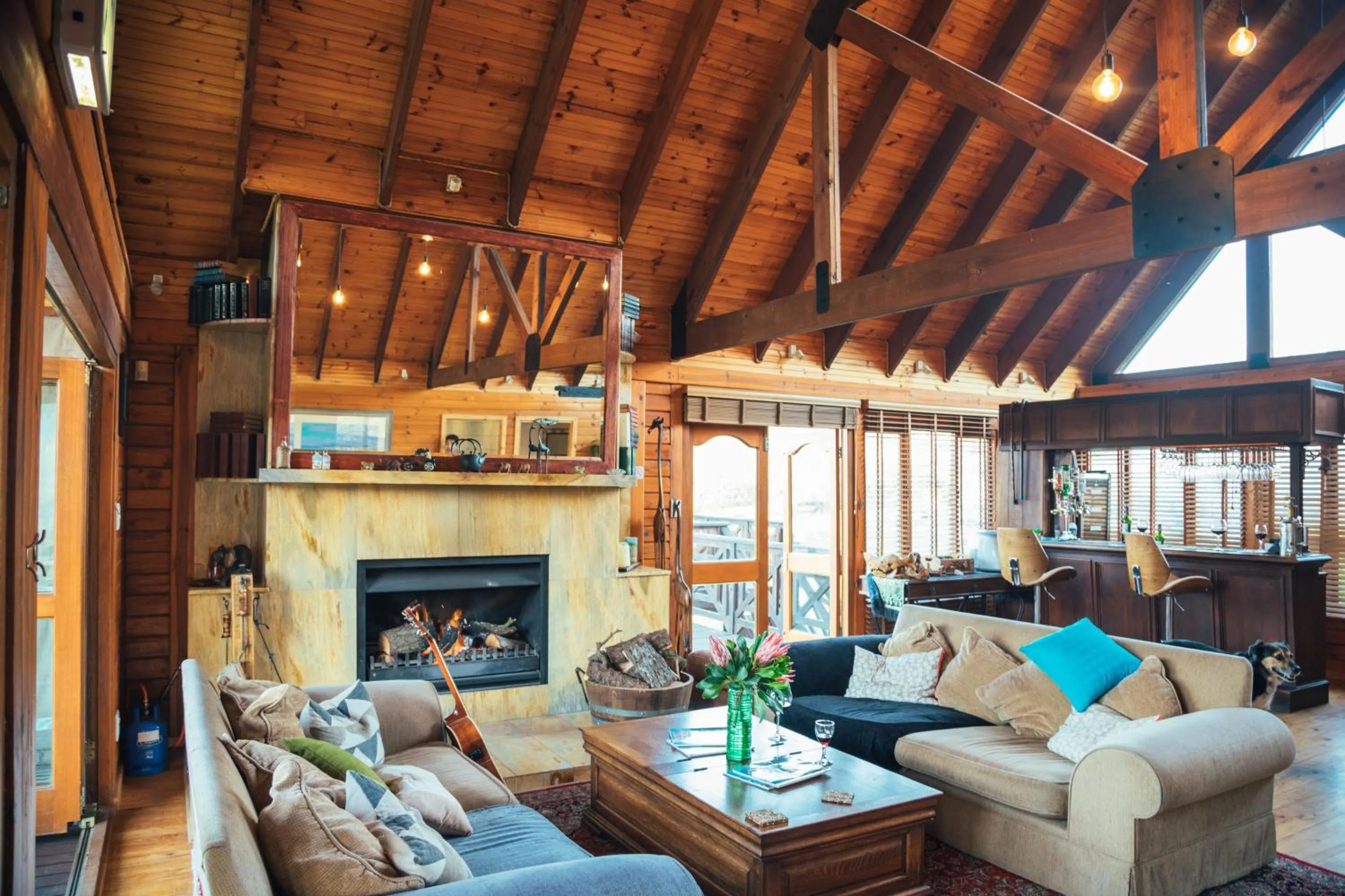 Living room in The Log Collective