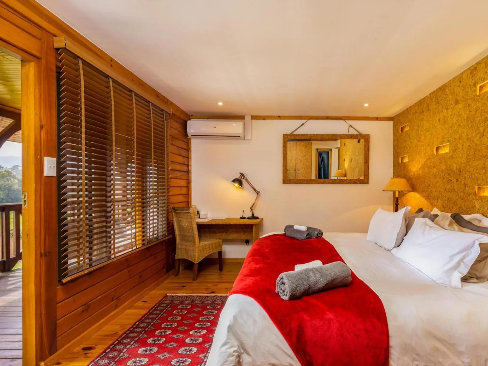 Decorative detail, Bed in The Log Collective