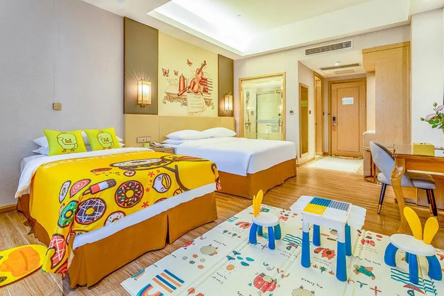 Bed in Vienna International Hotel Guangdong Zhengjiang Renming Avenue Middle Road