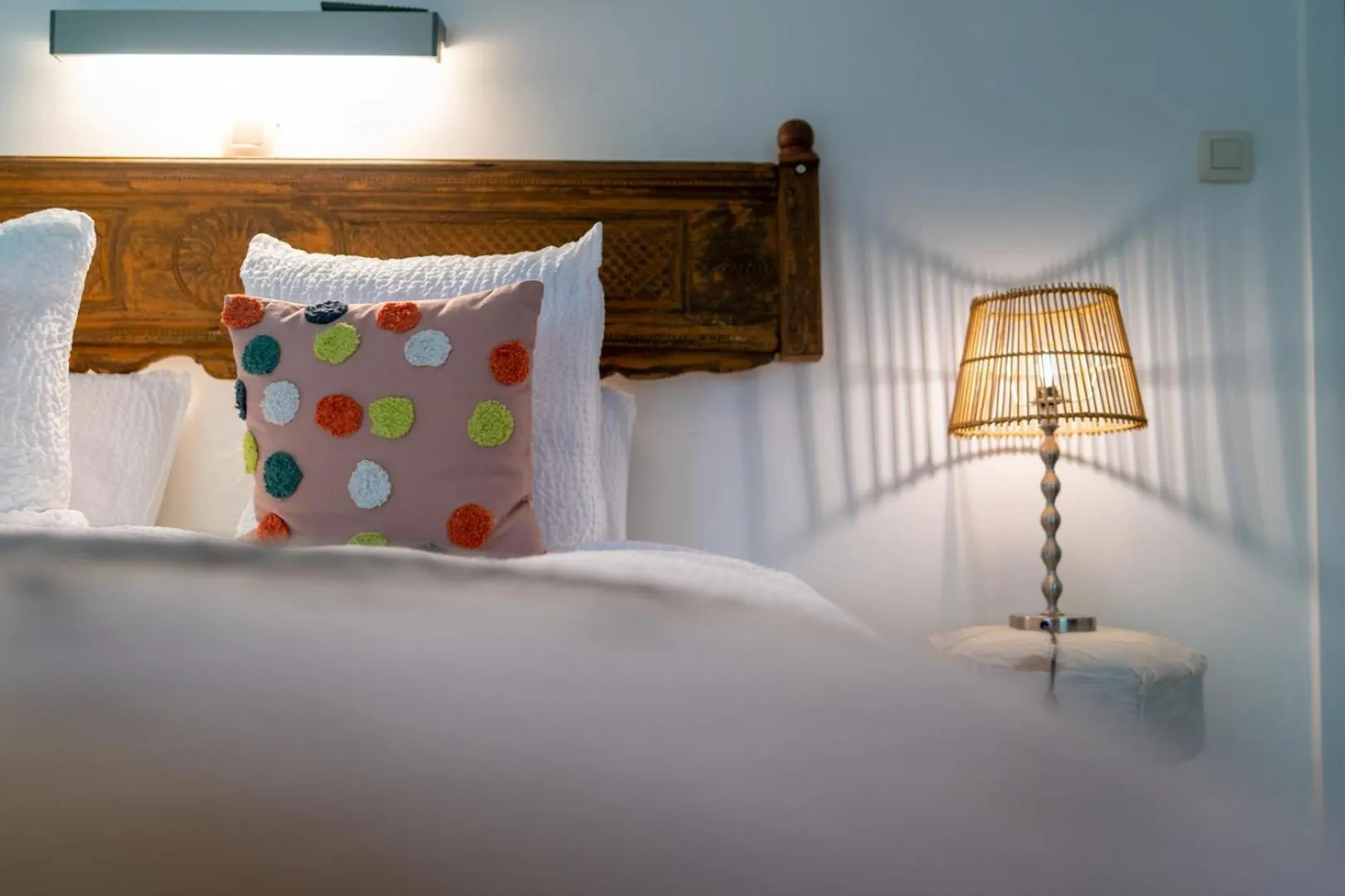 Bed in Hotel Au Nom De Dieu