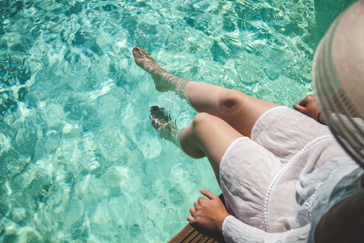 Swimming pool in Au Bien Venu