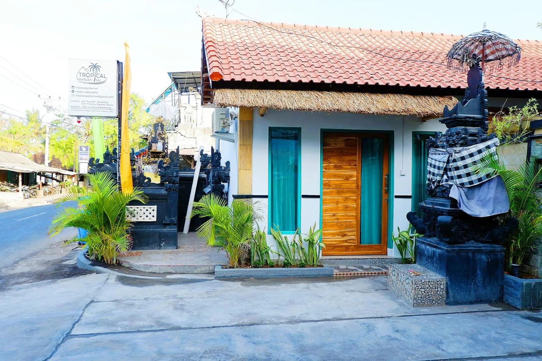 Facade/entrance in Tropical Garden Inn