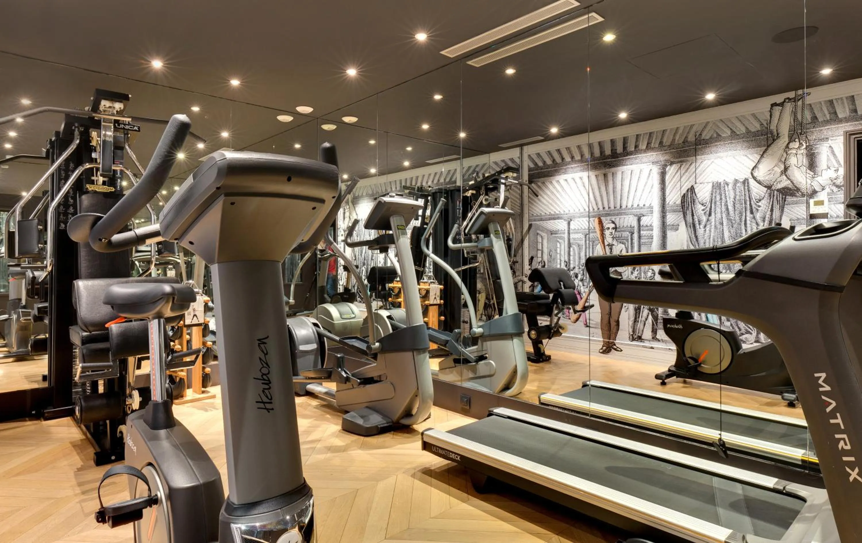 Fitness centre/facilities in Hotel Bowmann