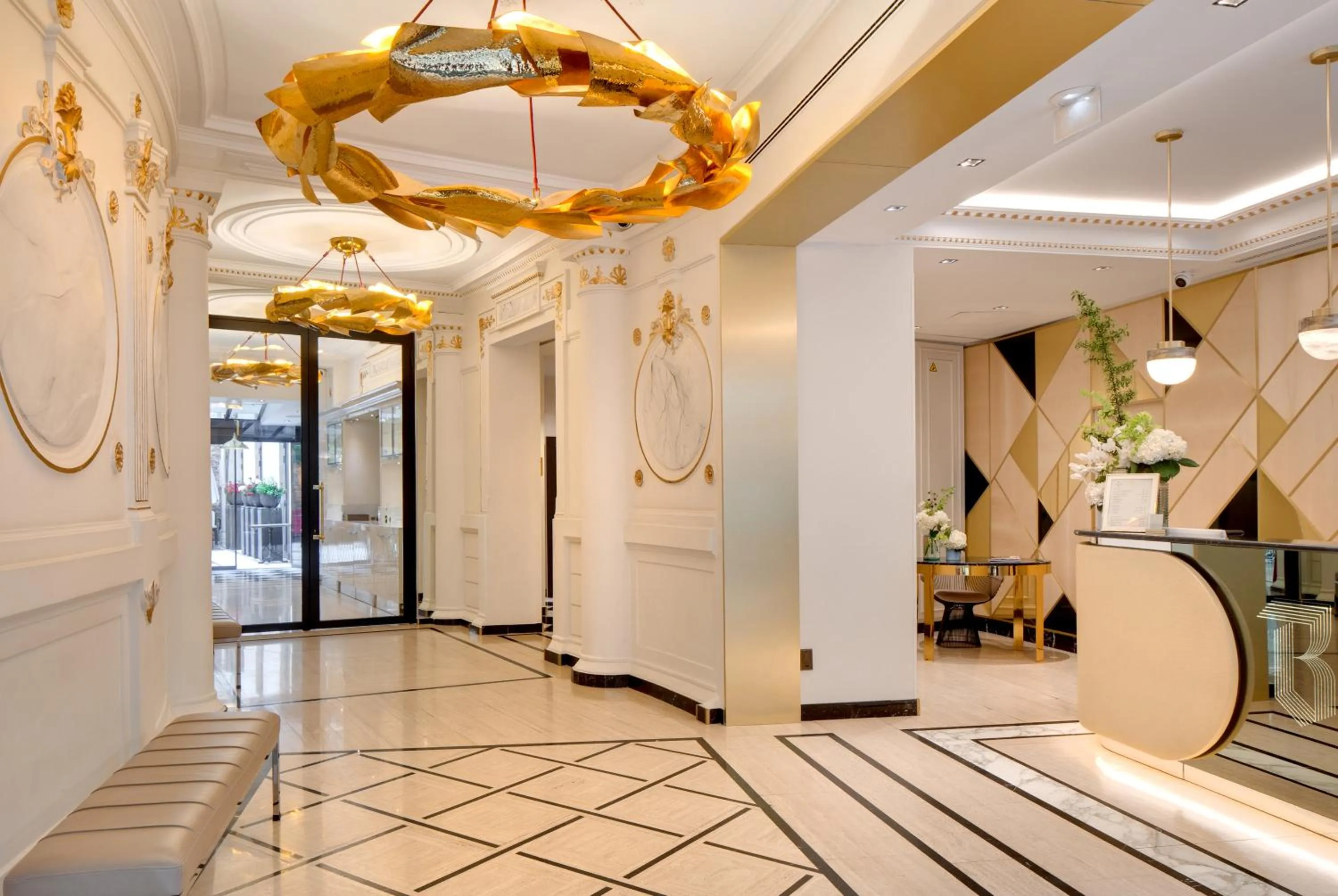 Lobby or reception in Hotel Bowmann