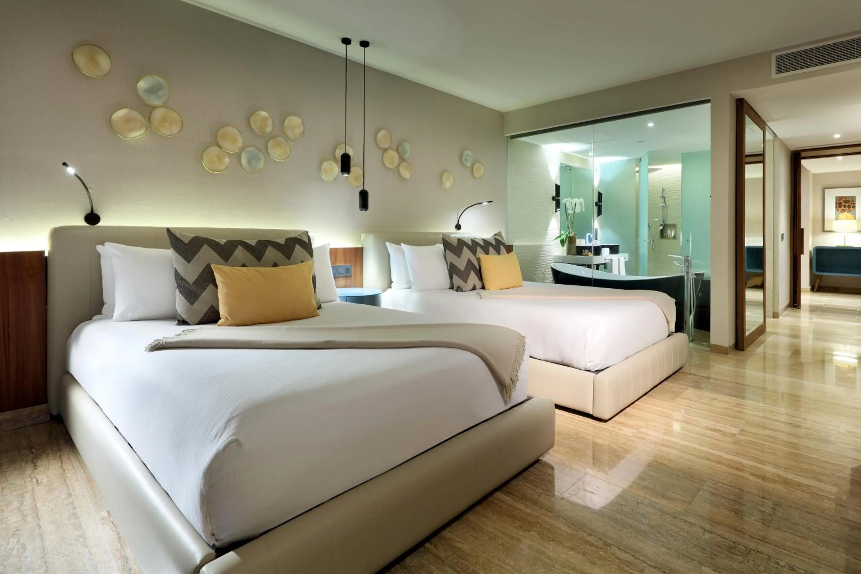 Bedroom, Bed in Grand Palladium Select Costa Mujeres - All Inclusive