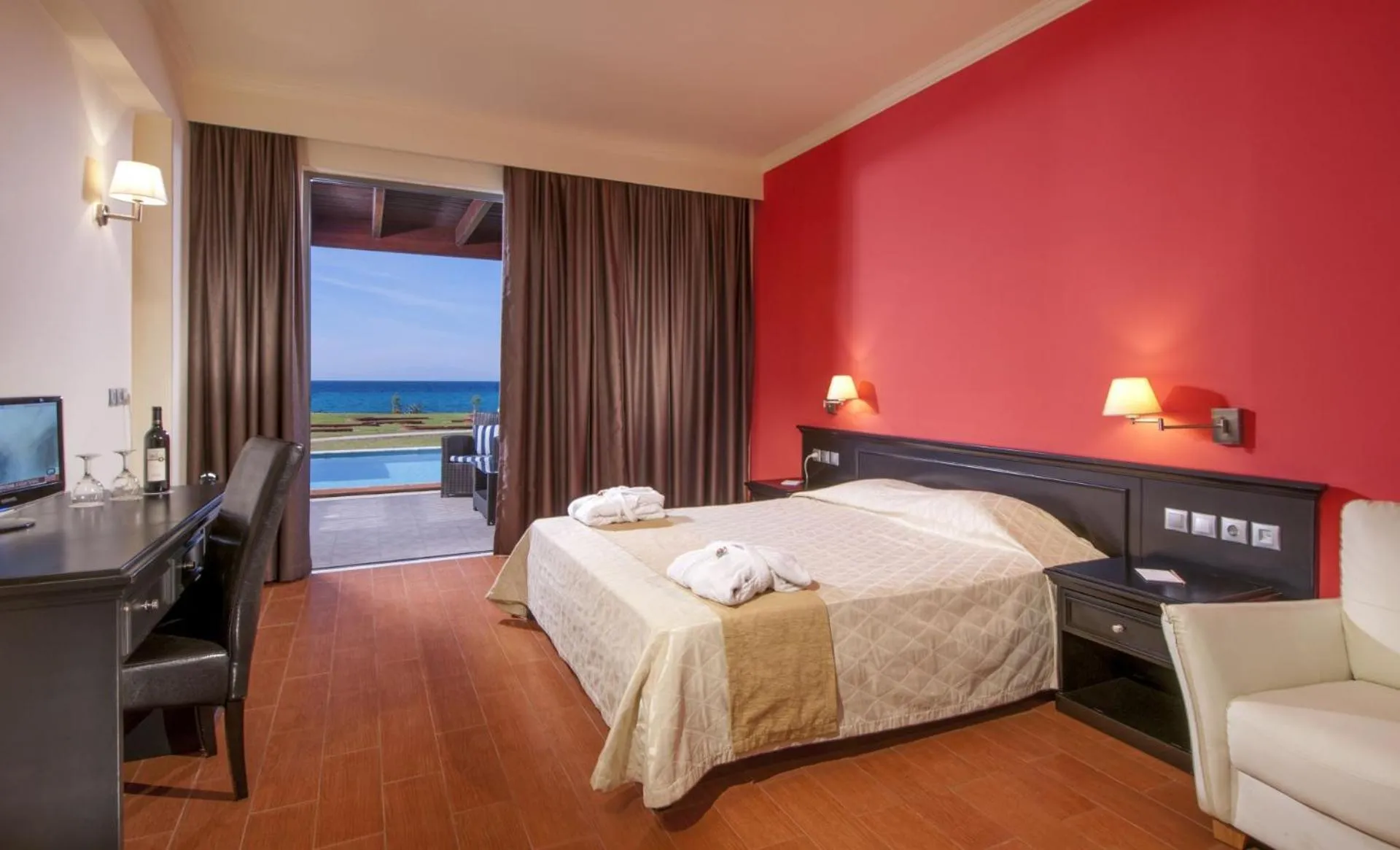 Bedroom, Bed in All Senses Nautica Blue Exclusive Resort & Spa - All Inclusive