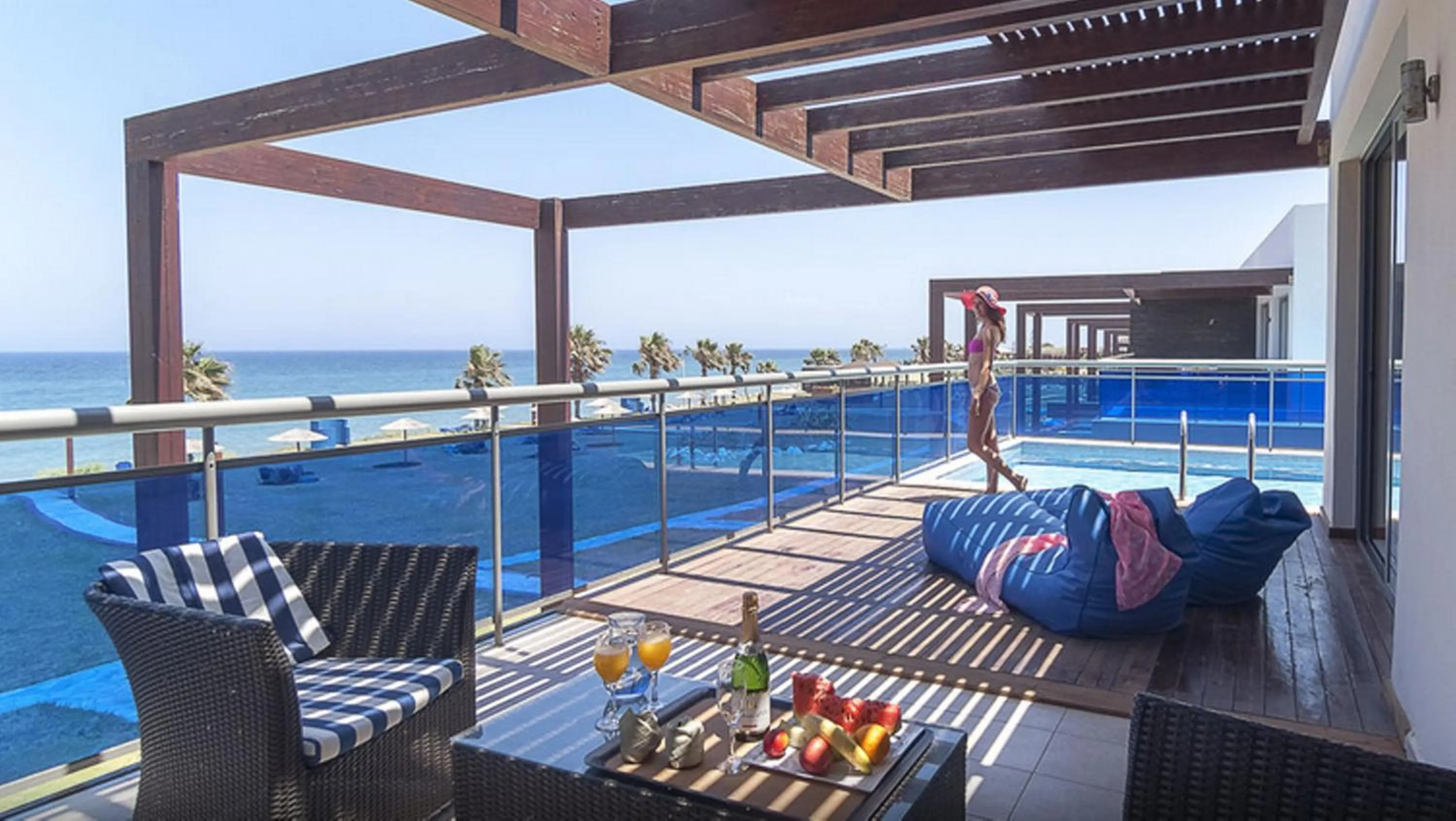 Balcony/Terrace in All Senses Nautica Blue Exclusive Resort & Spa - All Inclusive