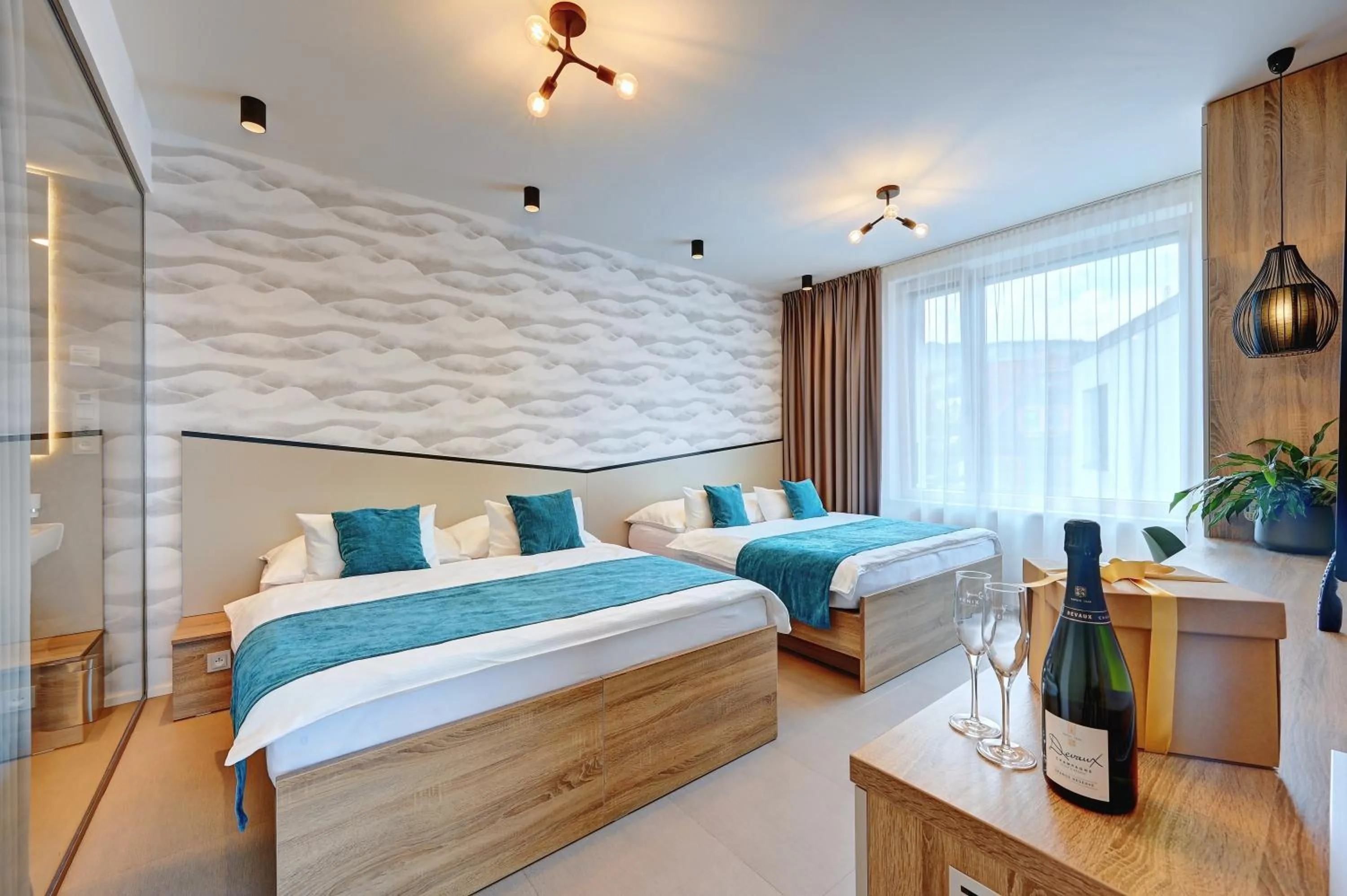 Bed in Wellness Hotel Fénix