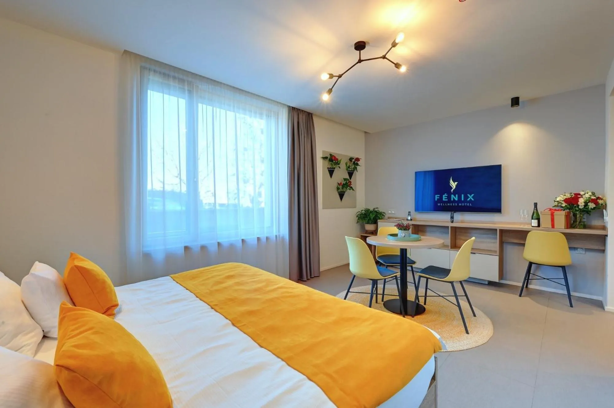 Bed in Wellness Hotel Fénix