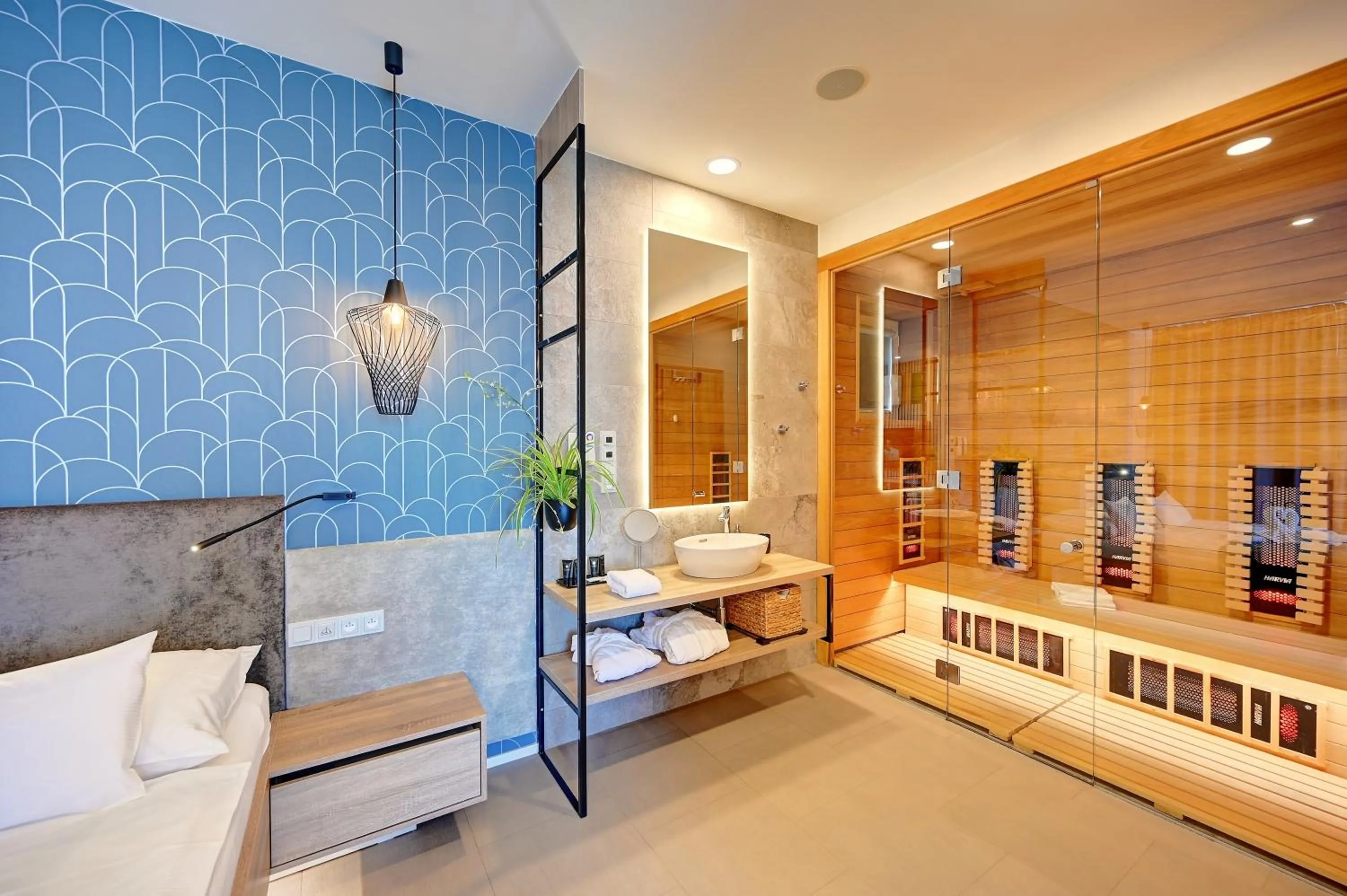 Bed in Wellness Hotel Fénix