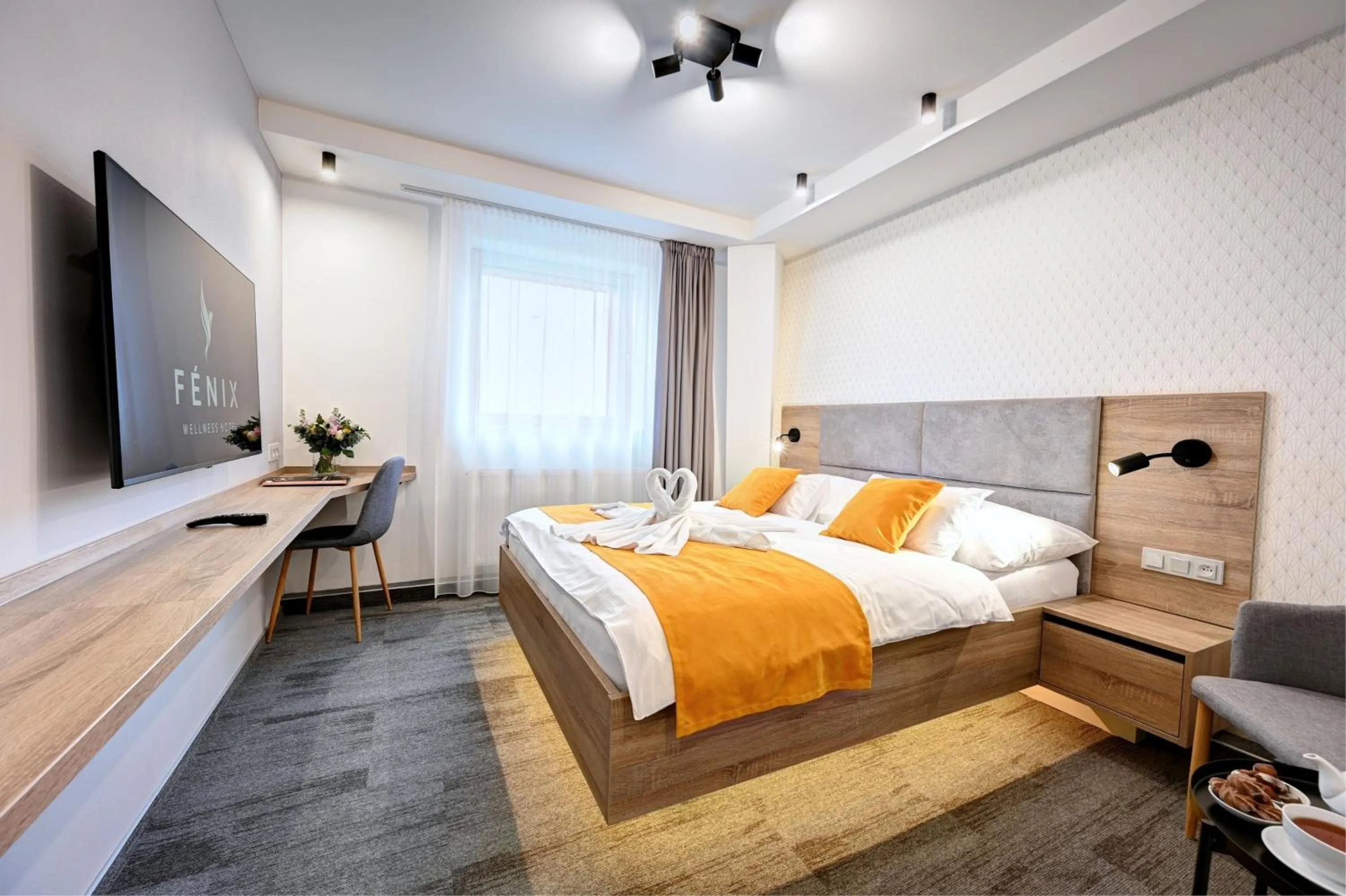 Bed in Wellness Hotel Fénix