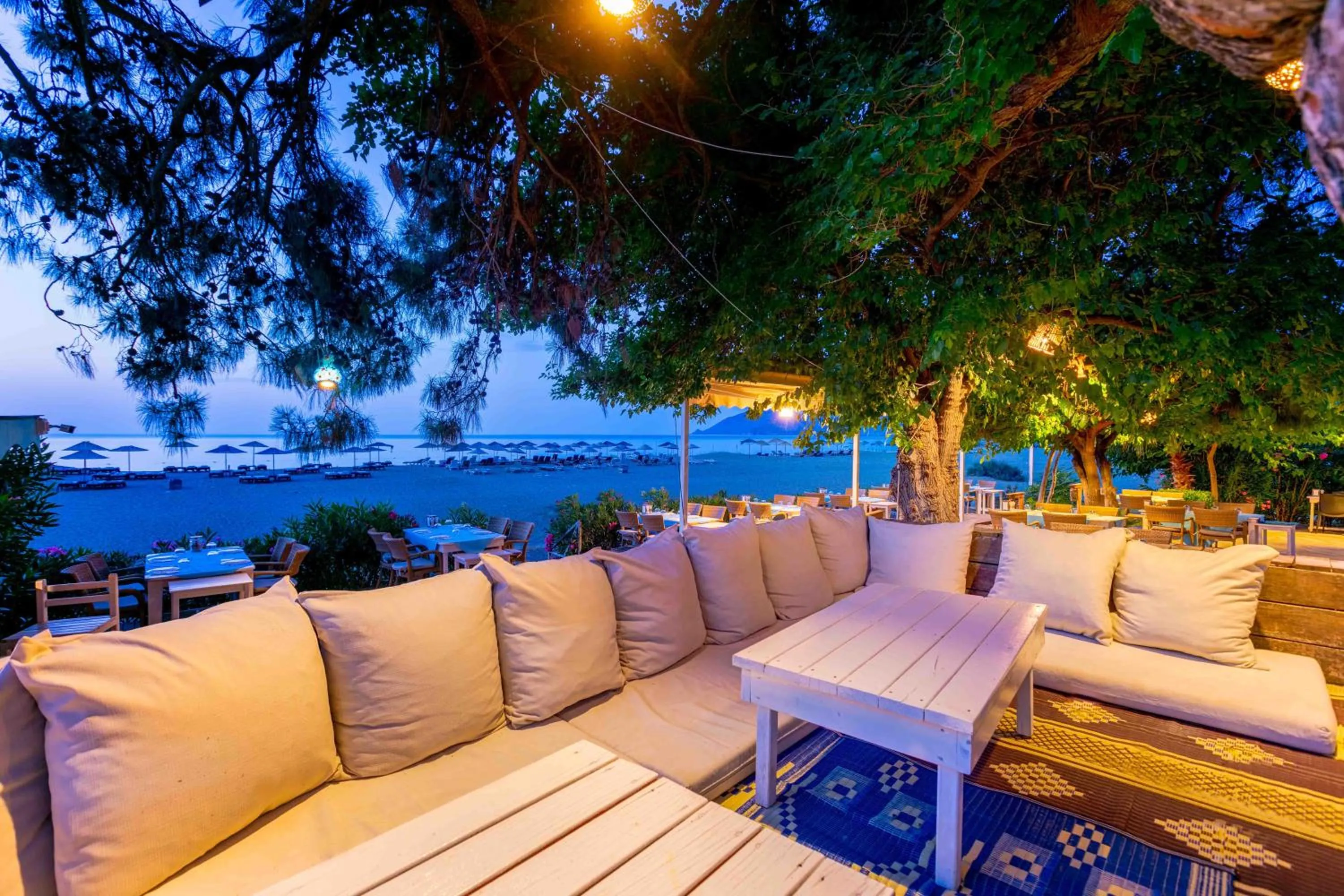 Patio in Etenna Beach Bungalows