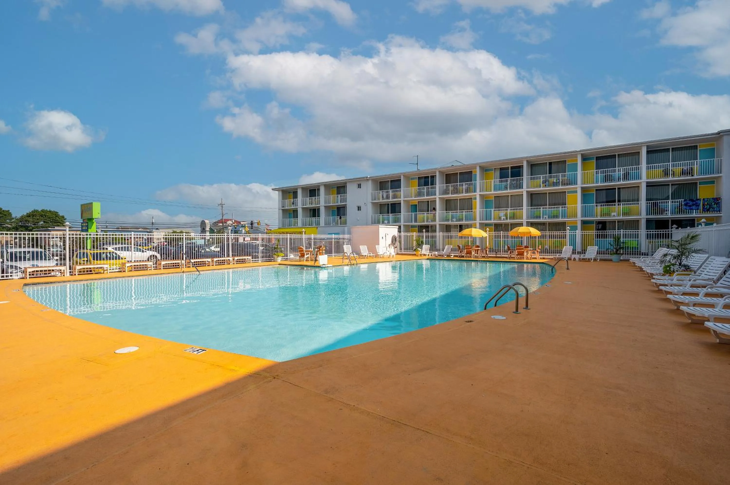 Pool view in Kokomo Suites