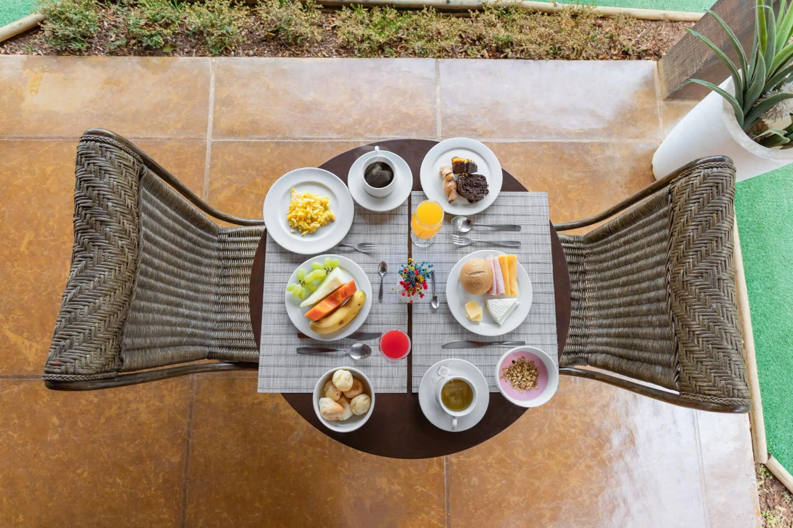 Breakfast in Pousada Golf Village