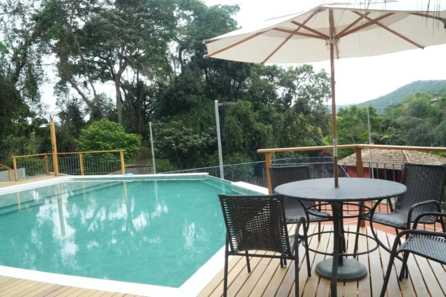 Pool view in Pousada Golf Village