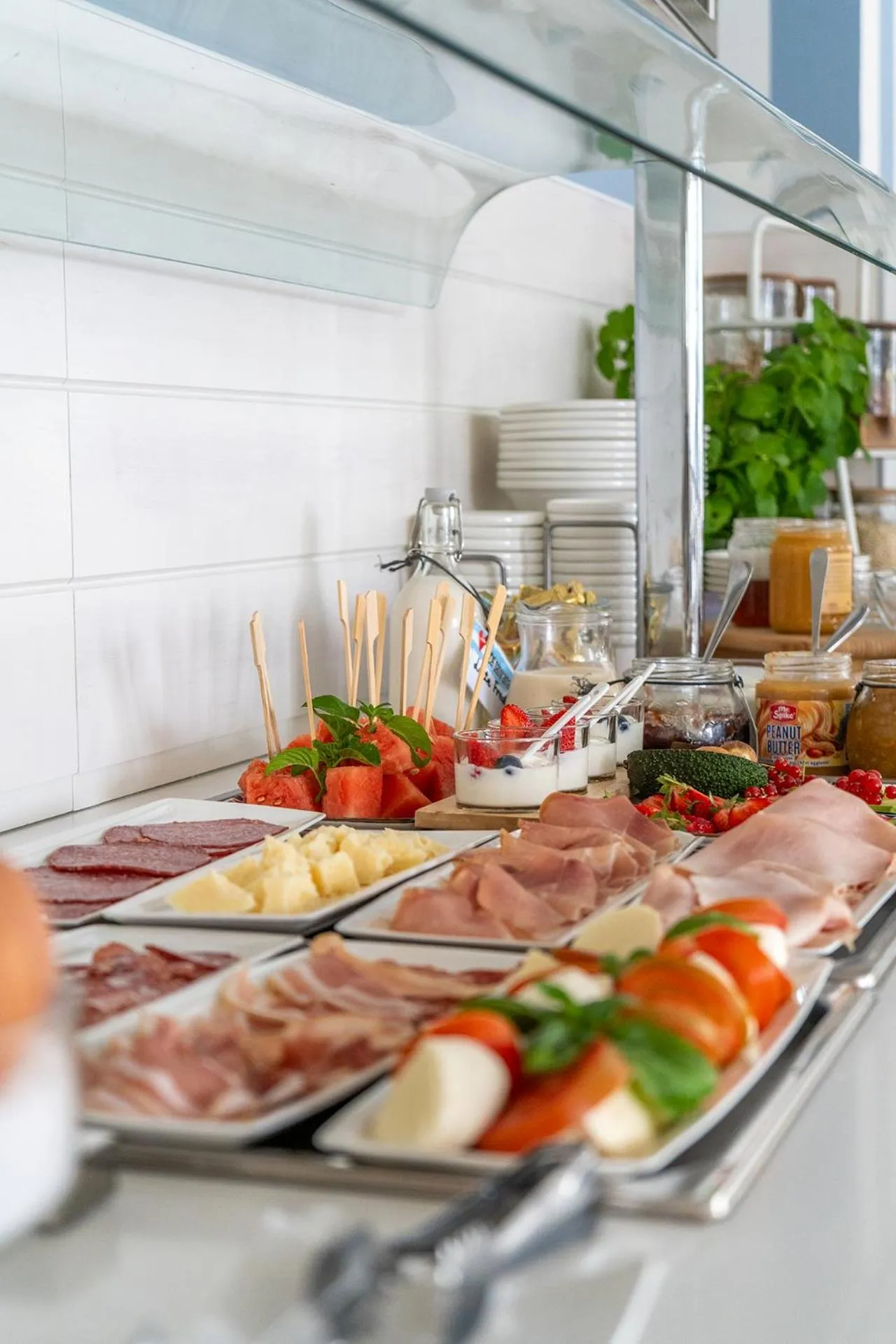 Buffet breakfast in Hotel Panorama