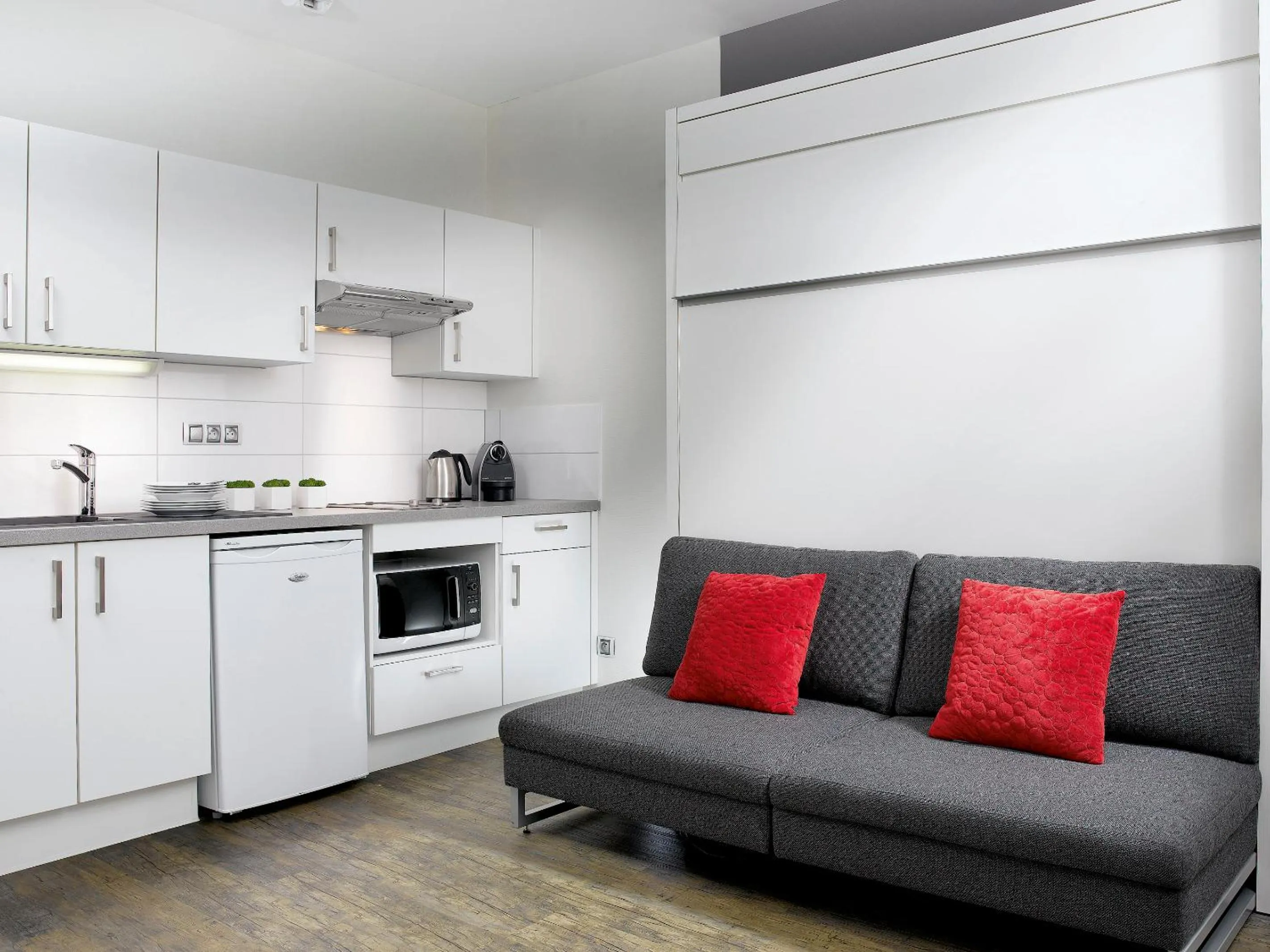 Kitchen or kitchenette in Appartements Le 32