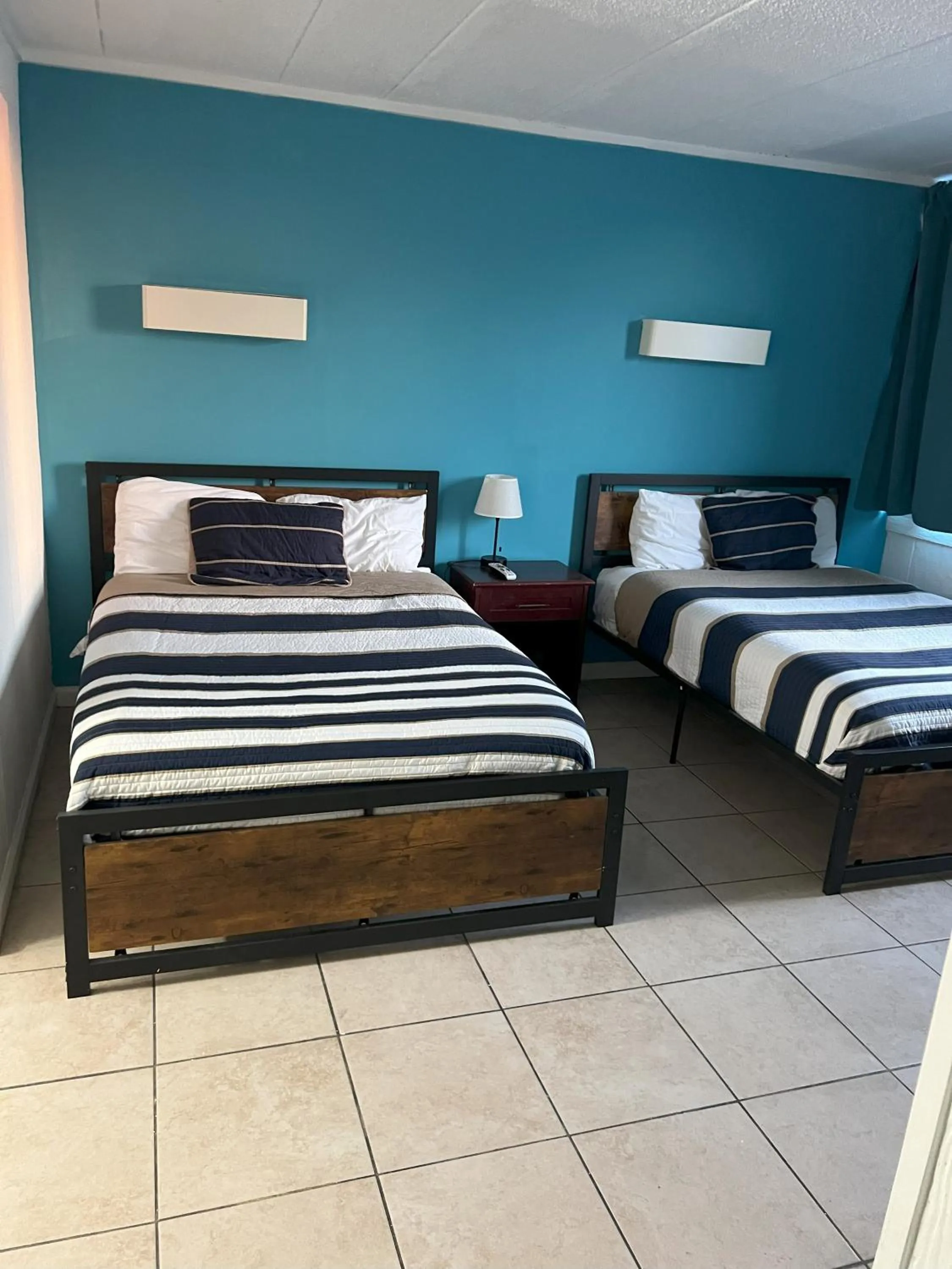 Bed in AIRE Hotel North Beach Jersey Shore