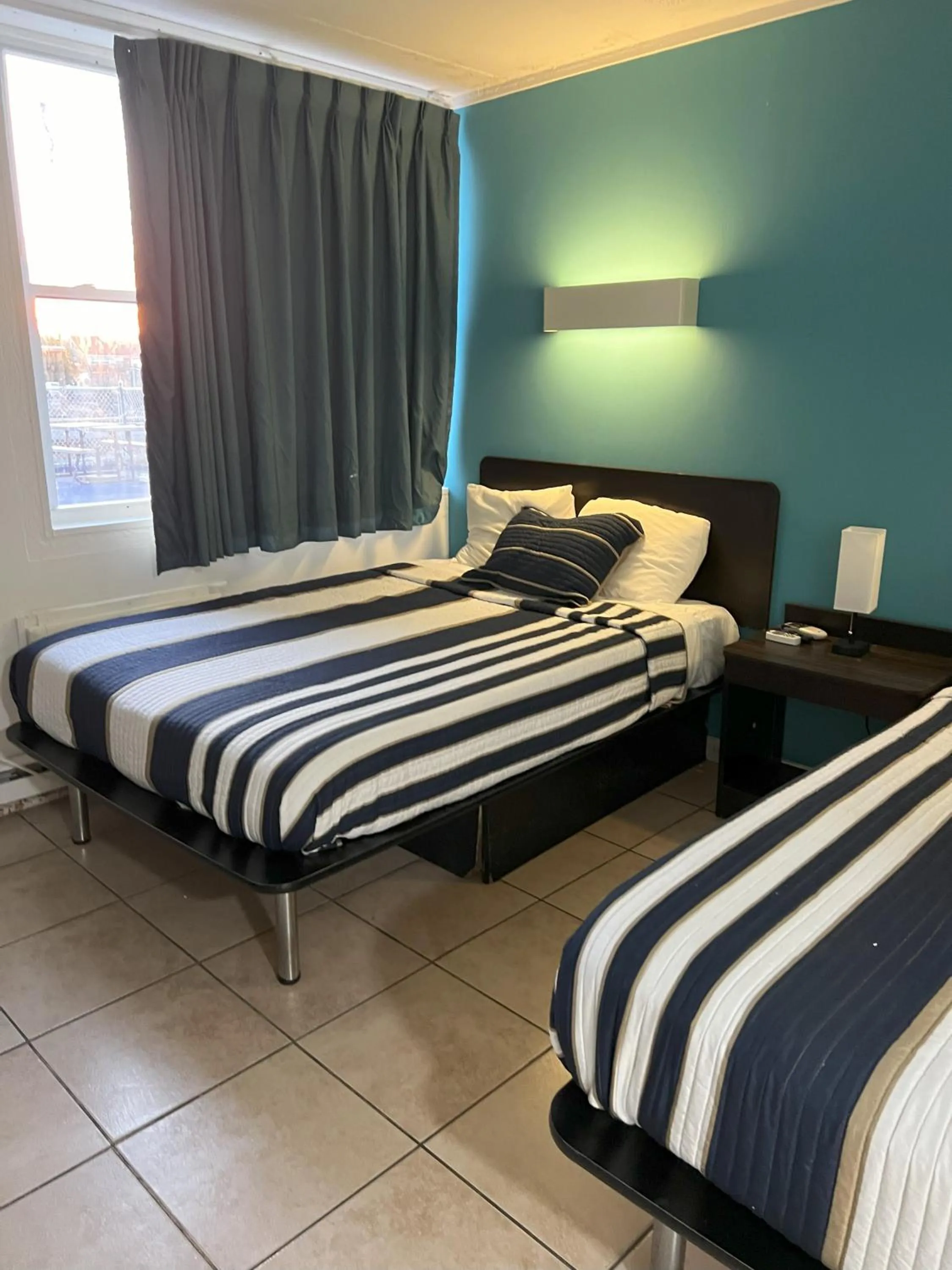 Bed in AIRE Hotel North Beach Jersey Shore