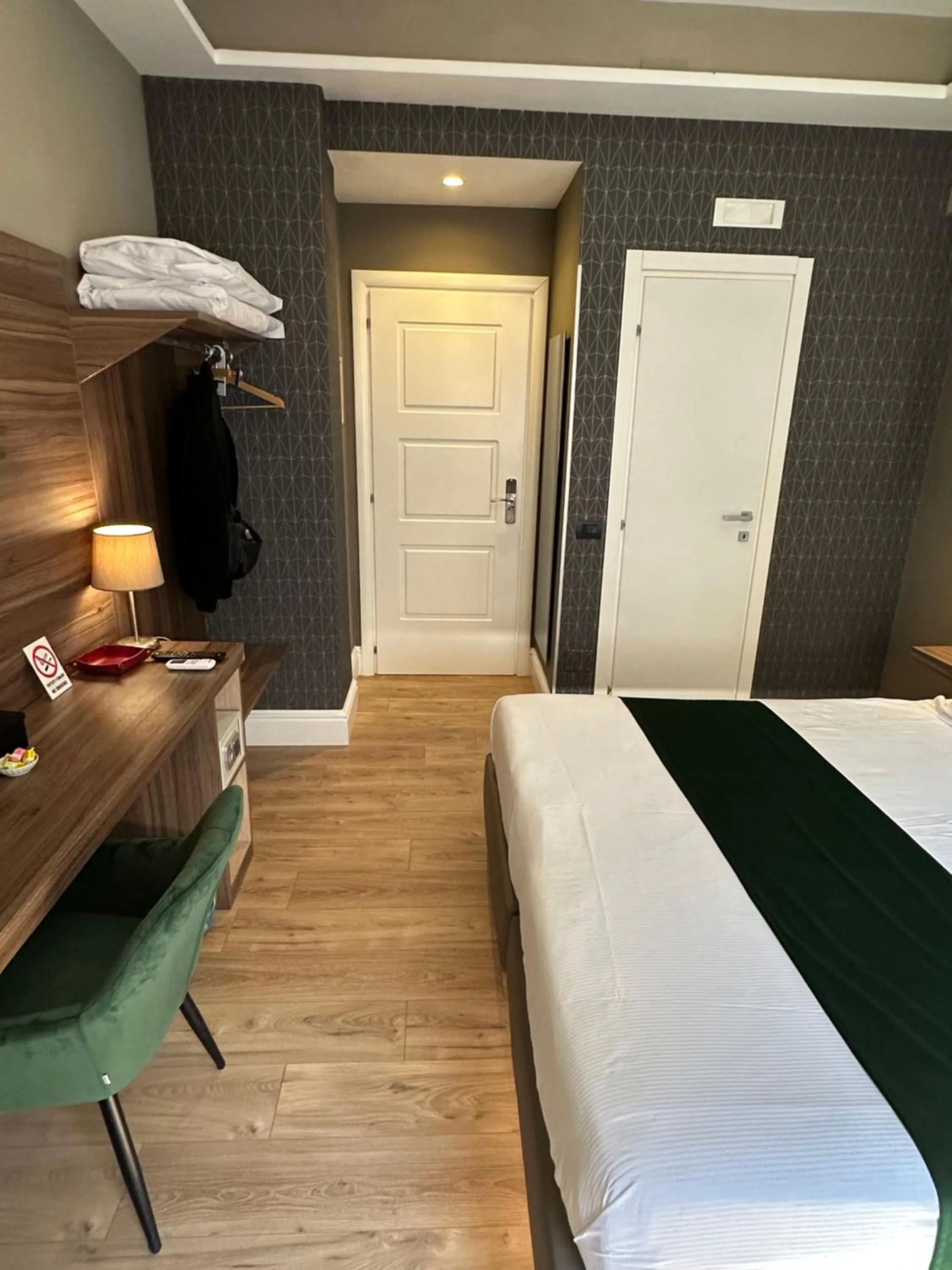 Bed in 7th Floor Suite