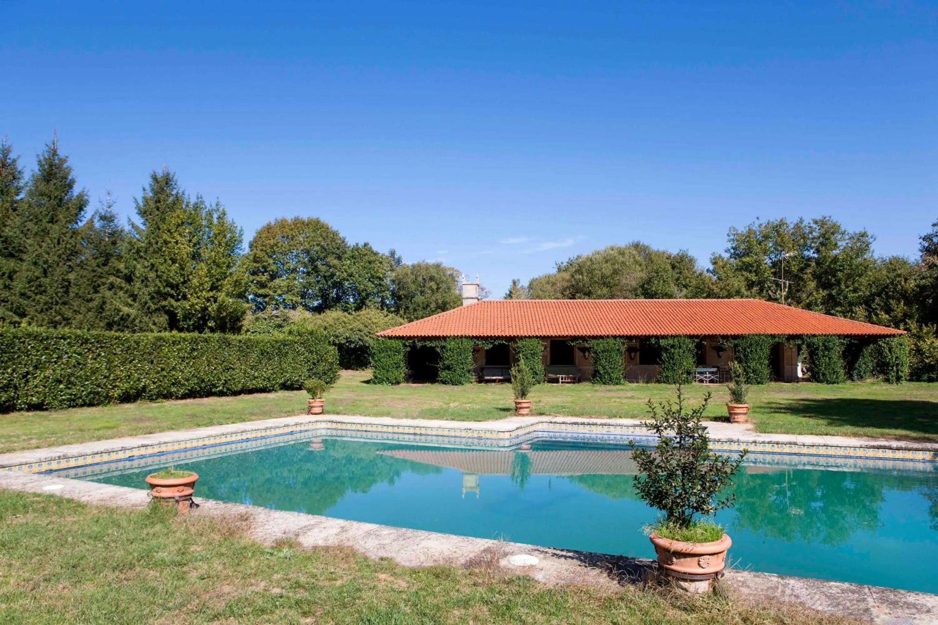 Swimming pool in Pazo de Brandeso & Country Club