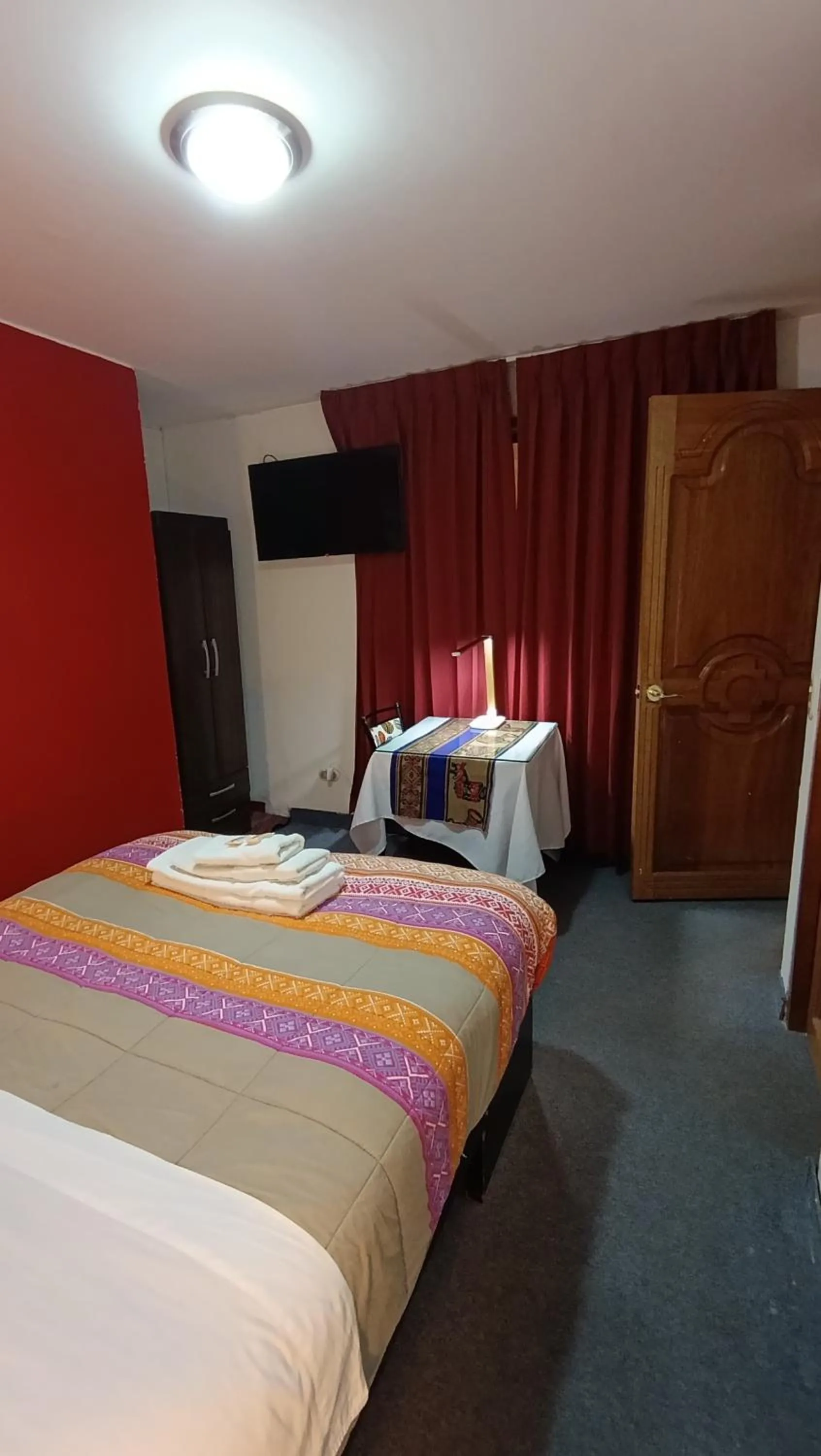 Bed in Ccapac Inka Ollanta Casa Museo