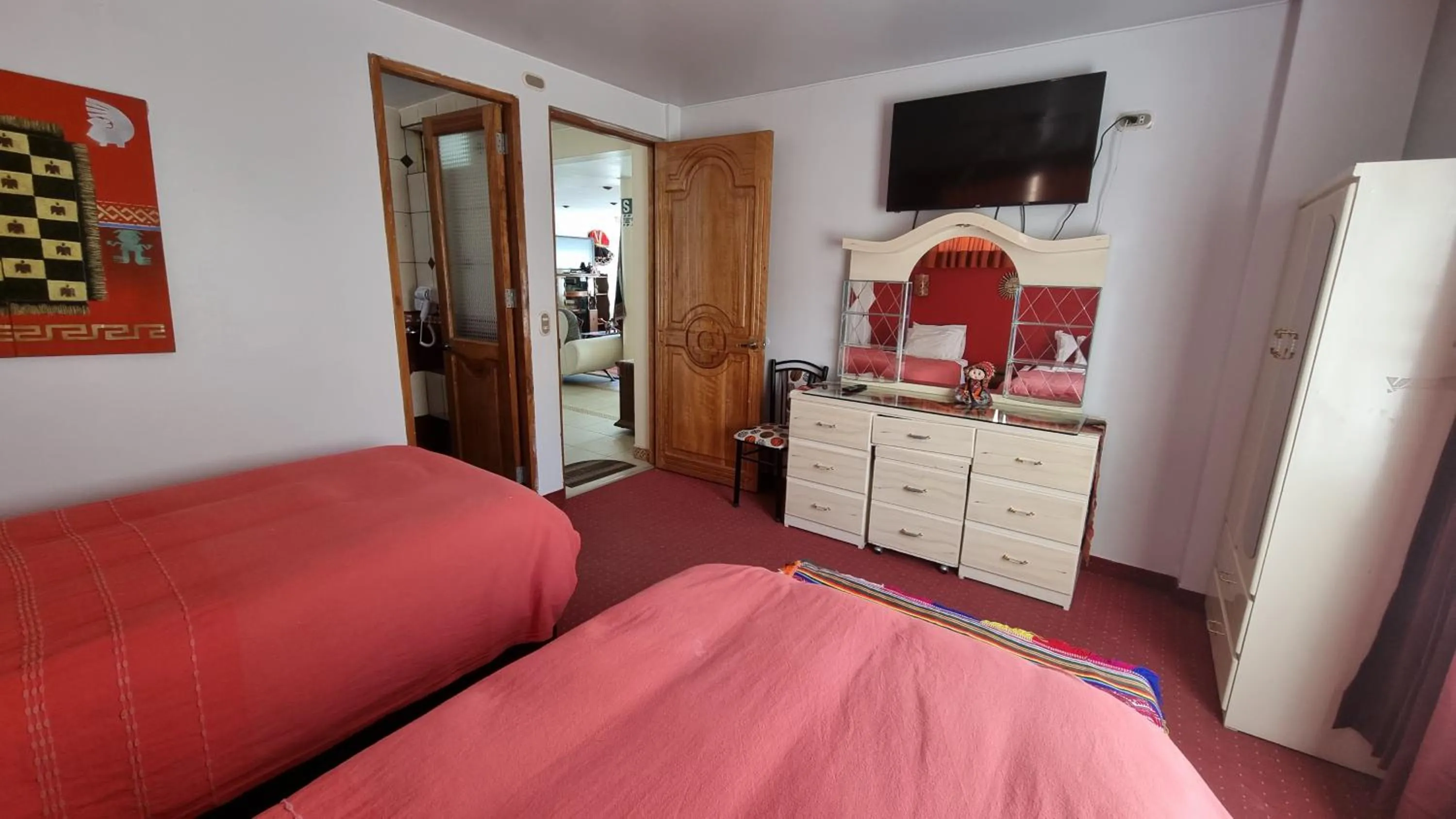 Bed in Ccapac Inka Ollanta Casa Museo