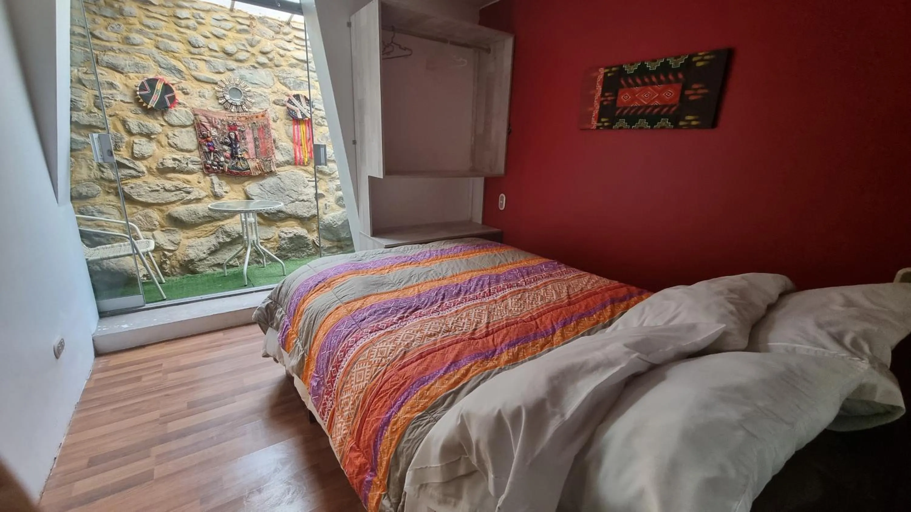 Bedroom, Bed in Ccapac Inka Ollanta Casa Museo