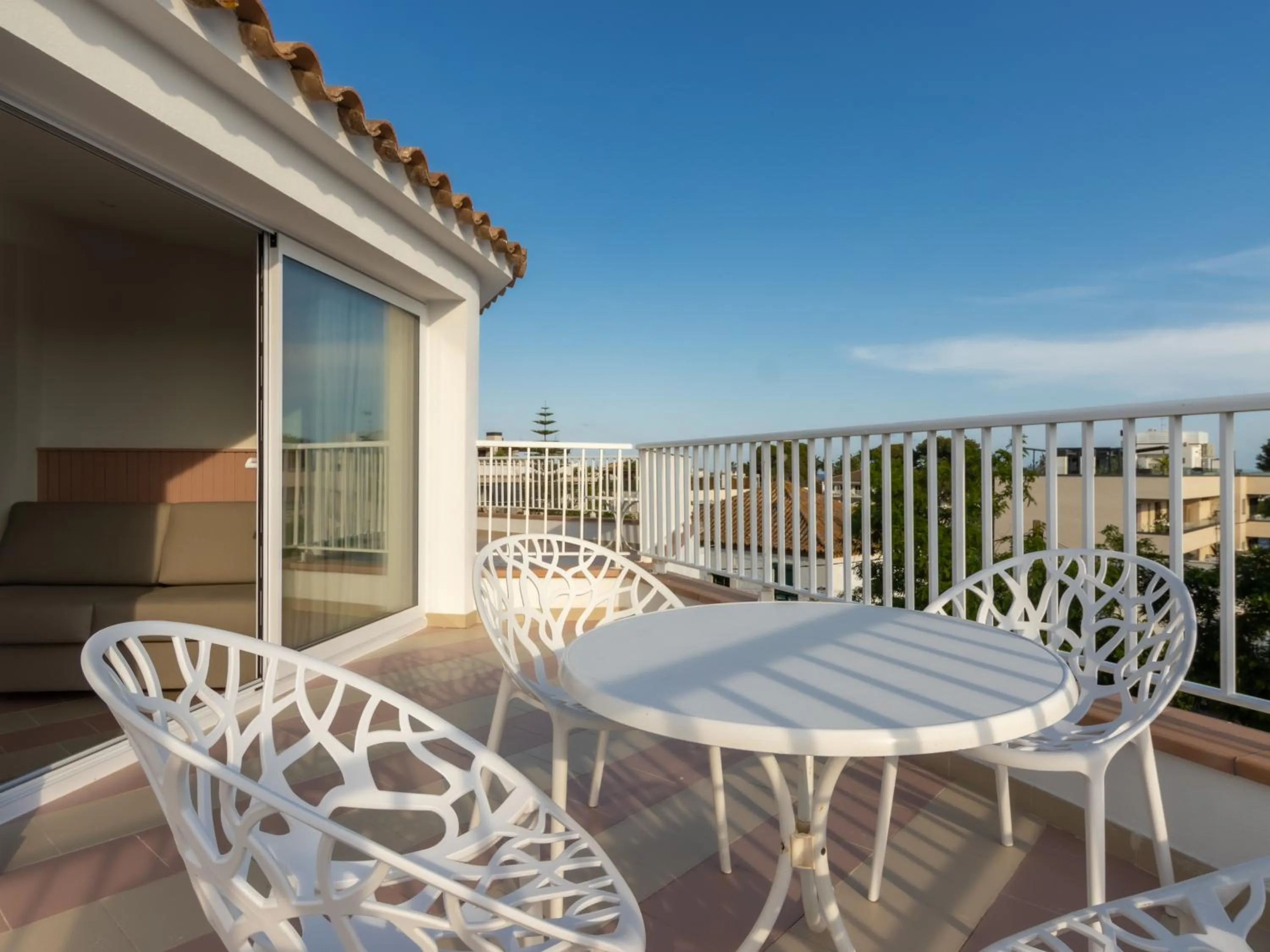 Balcony/Terrace in Apartamentos Sunway Atlanta