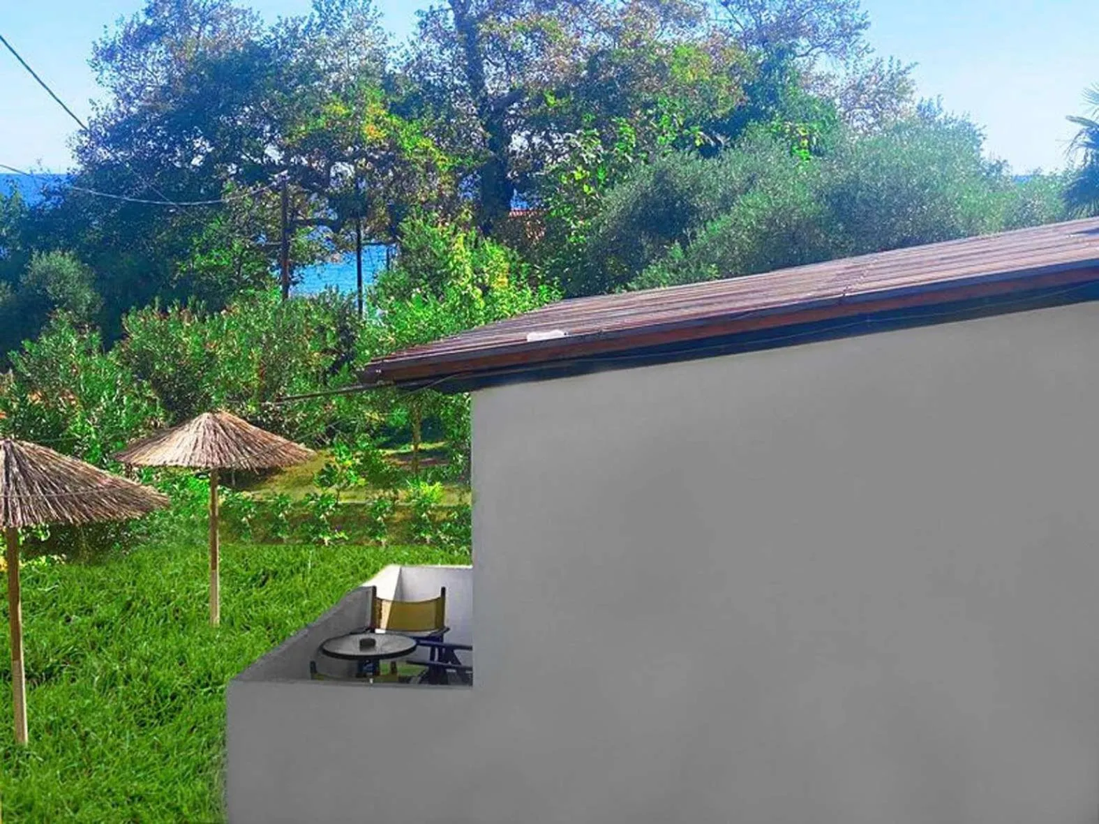 Balcony/Terrace in Blue Bay Beach Hotel