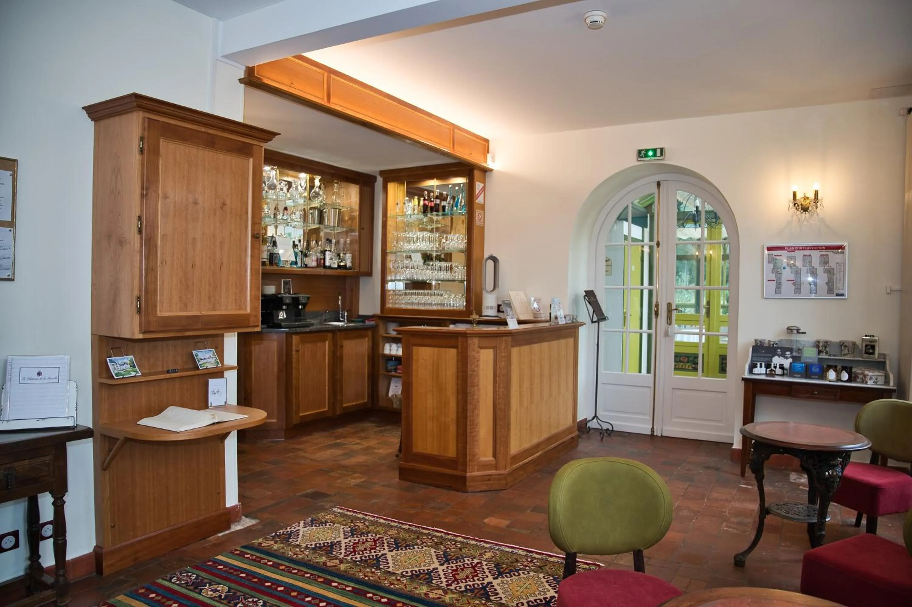 Lobby or reception in Chateau de la Rozelle