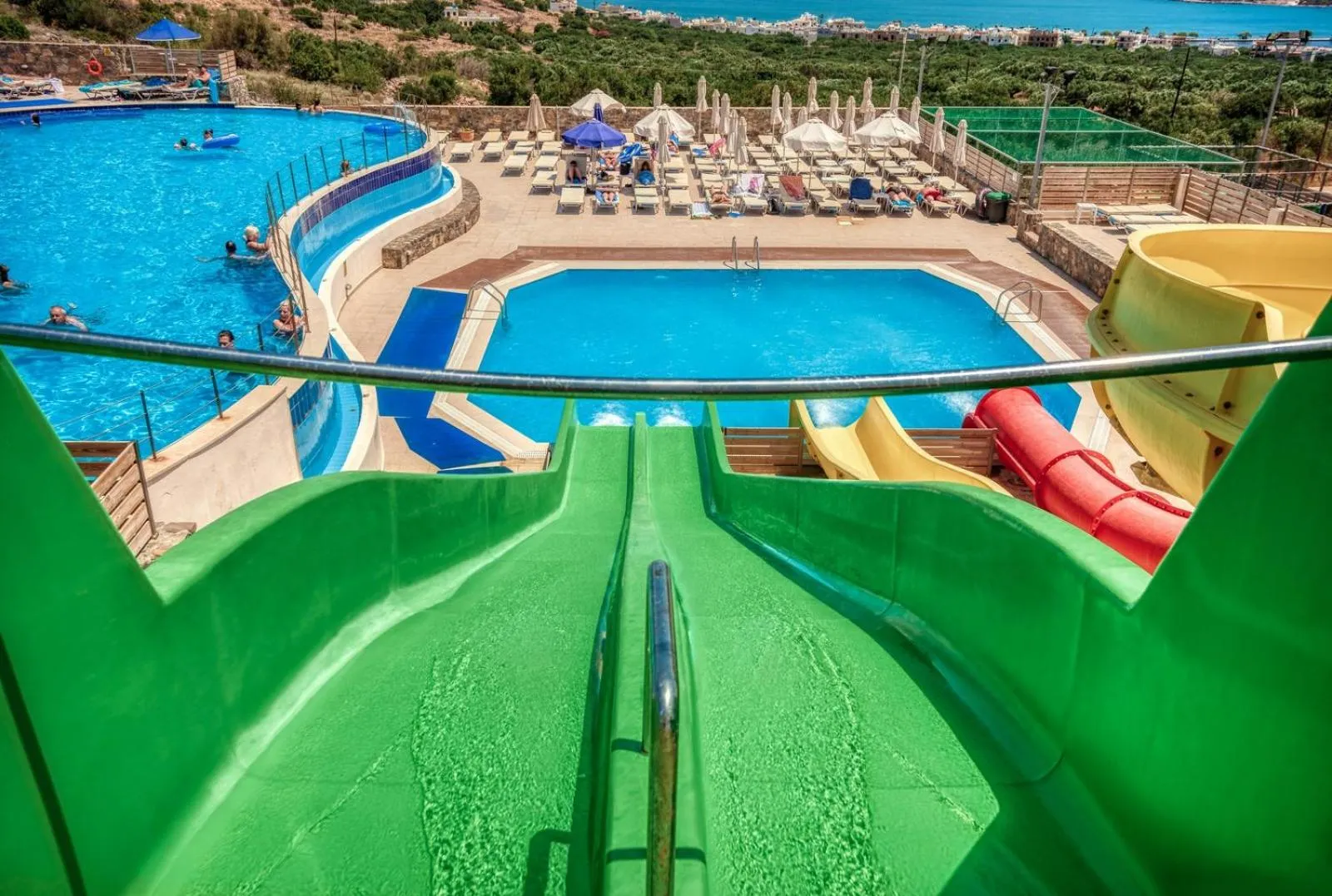 Aqua park in Elounda Residence Resort & Waterpark