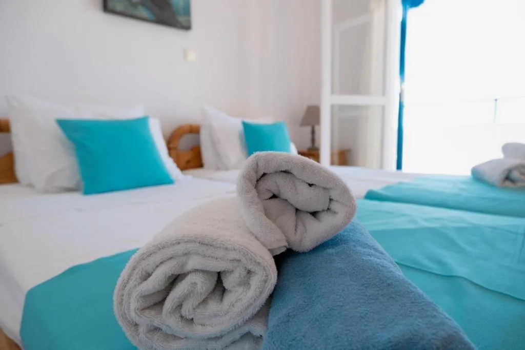 Bed in Elounda Residence Resort & Waterpark