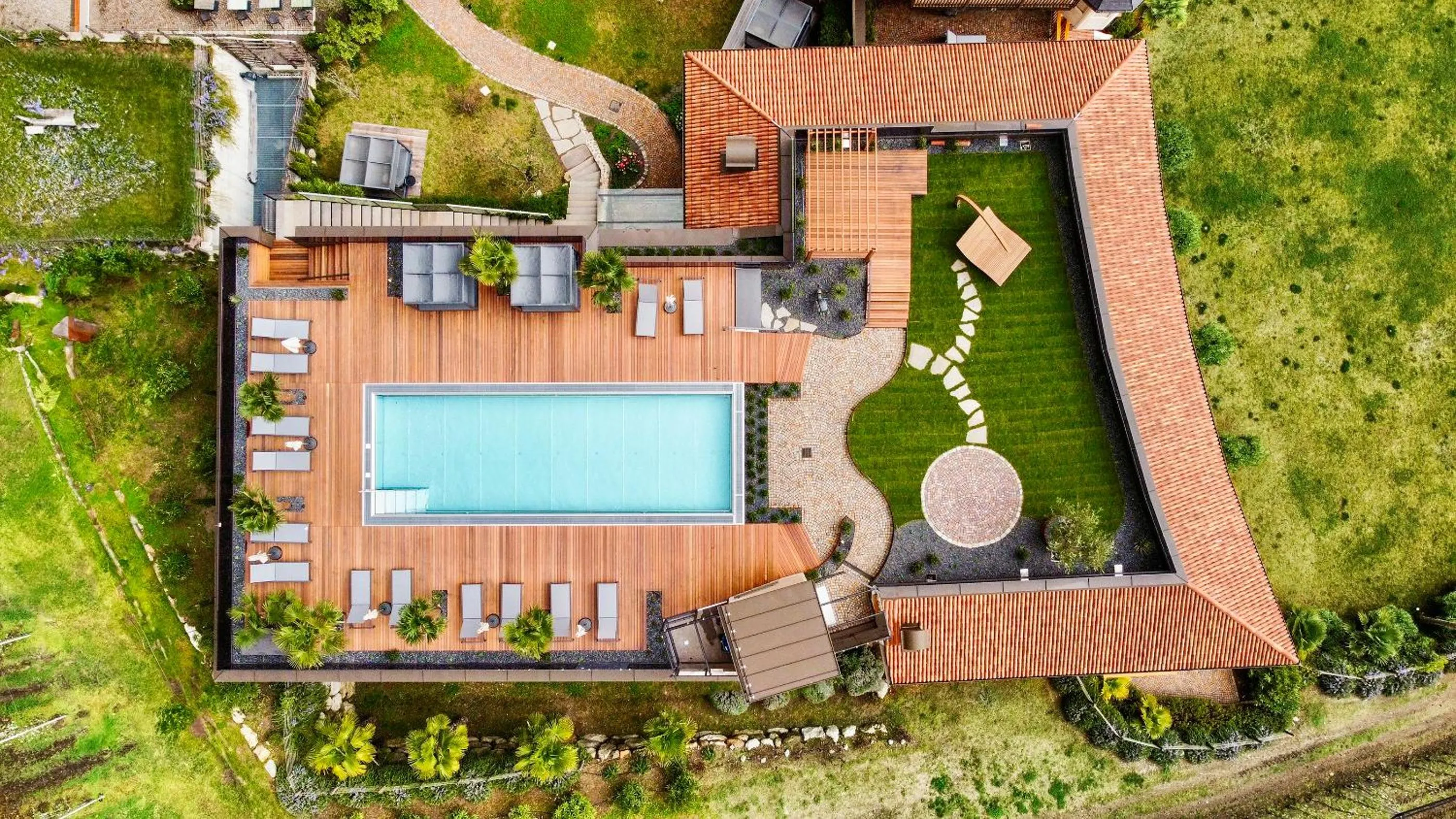 Bird's eye view in Hotel Kassian