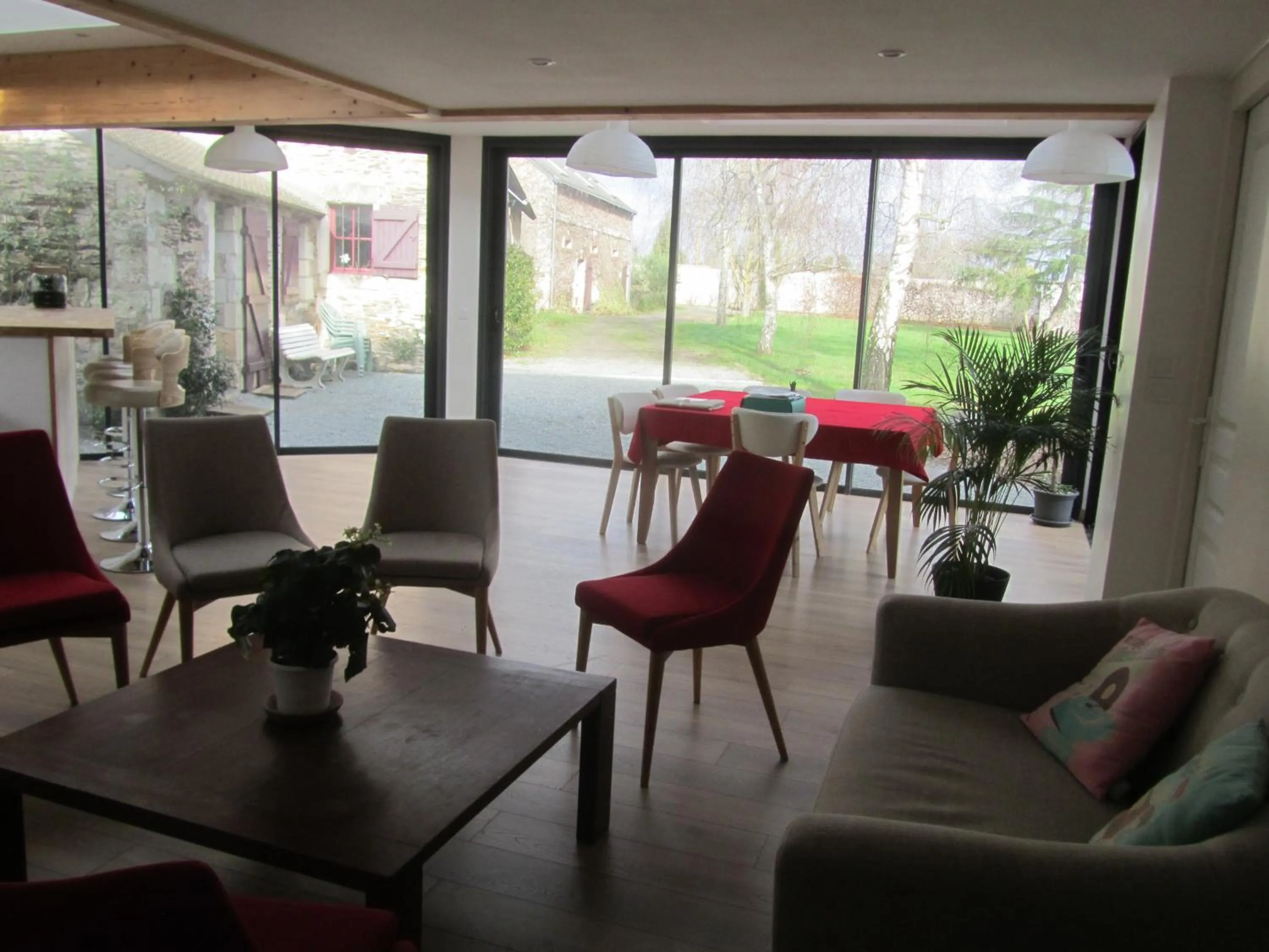 Living room in La Petite Charnasserie