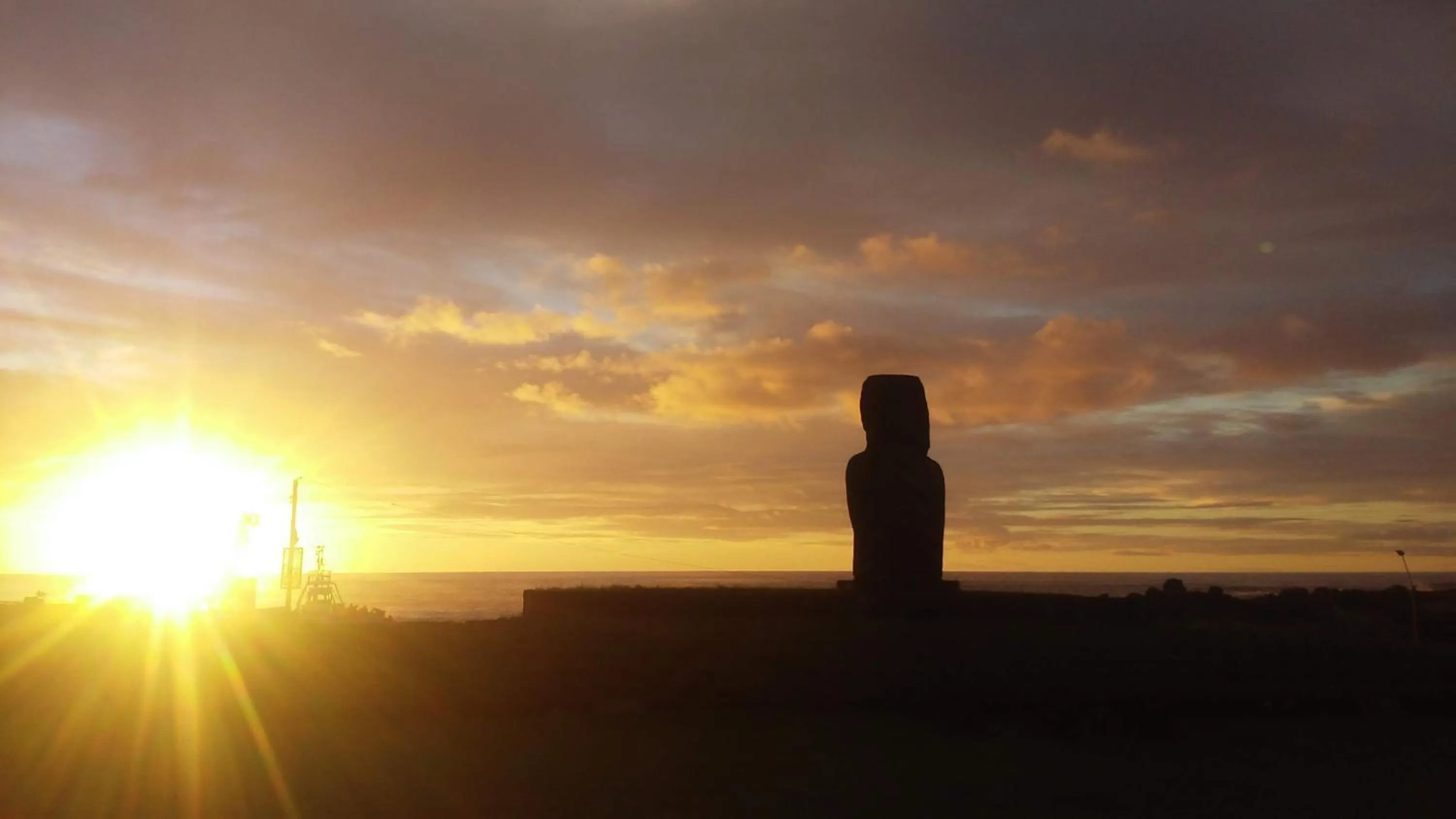 Sunset in Cabañas Te Maori