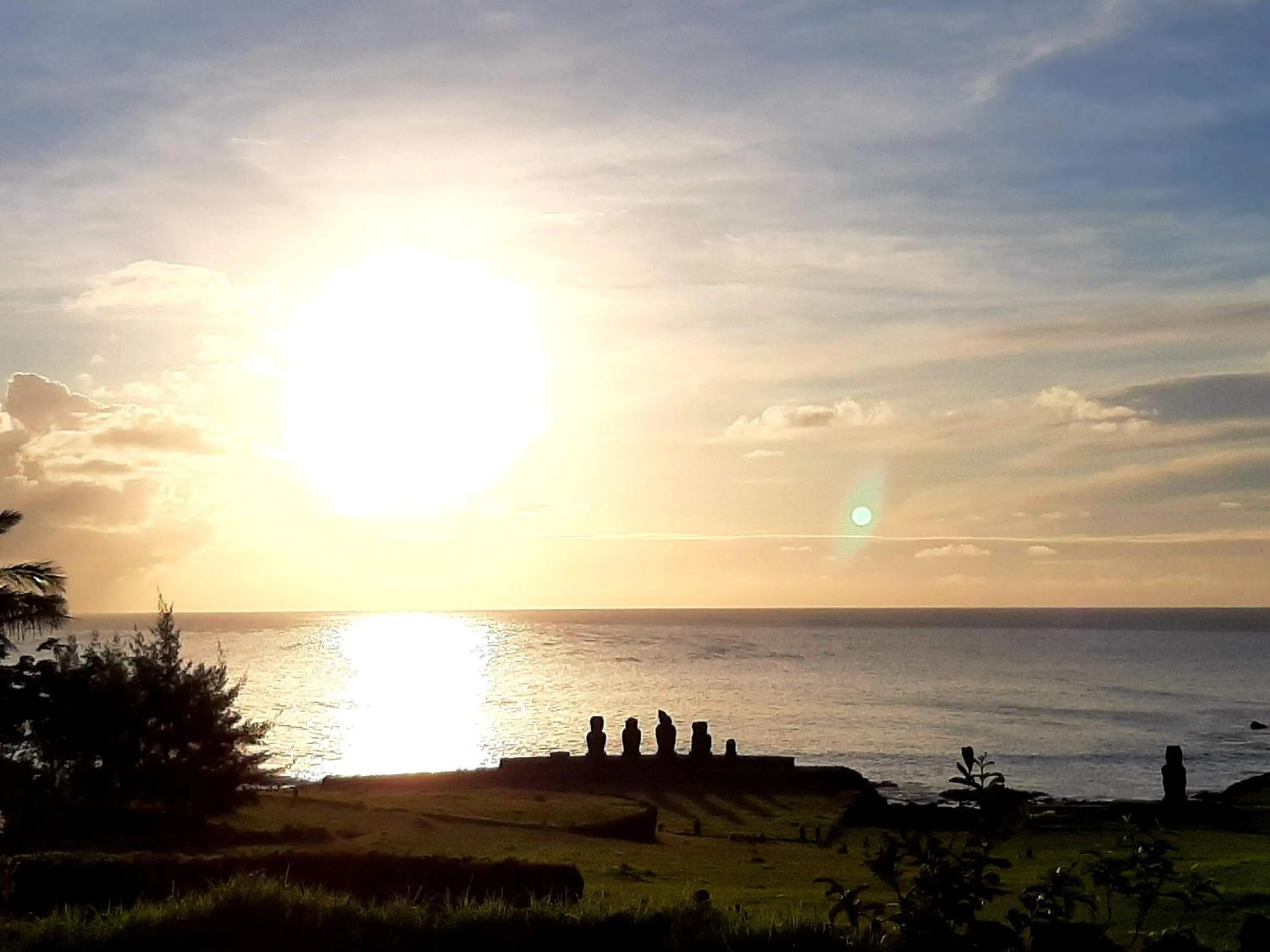 Sunset in Cabañas Te Maori