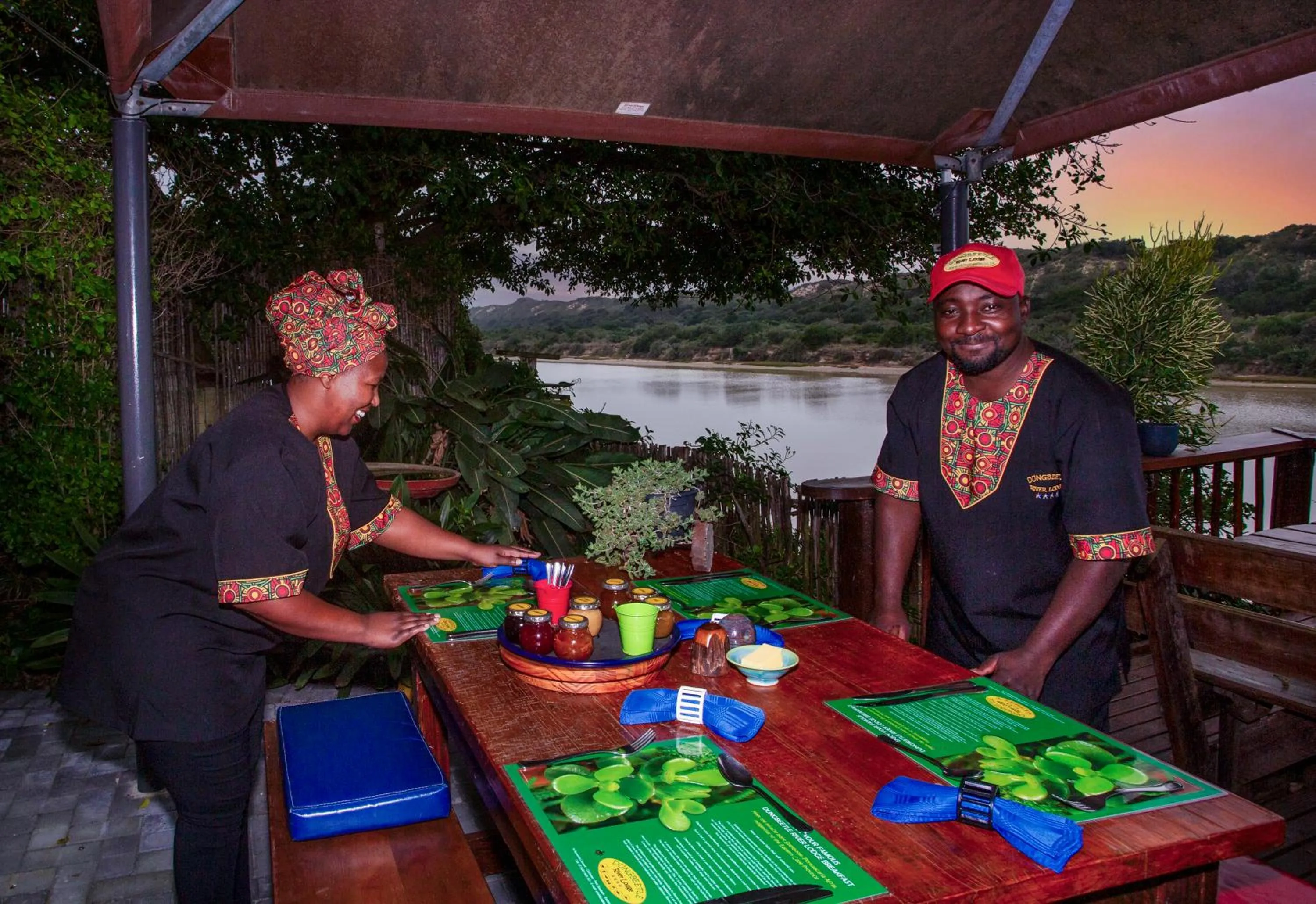 Natural landscape in Dungbeetle River Lodge