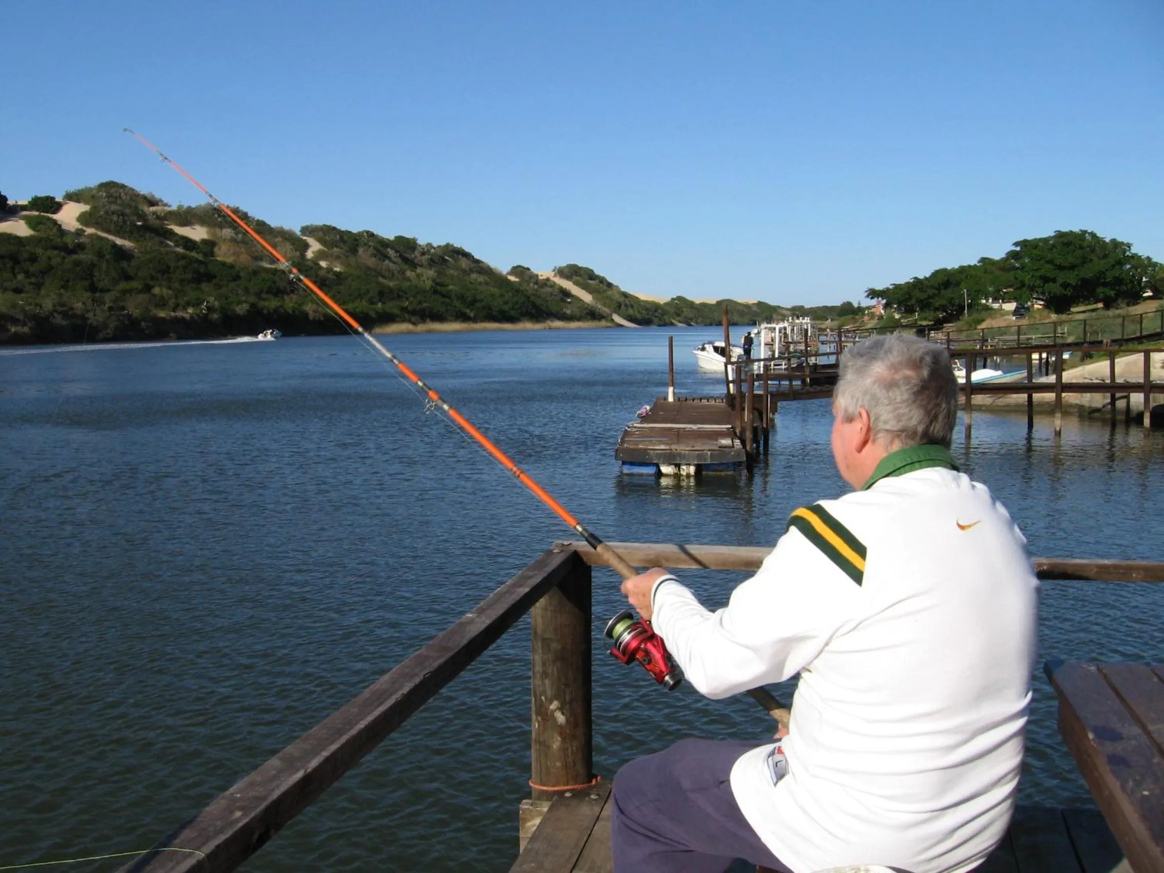 Fishing in Dungbeetle River Lodge