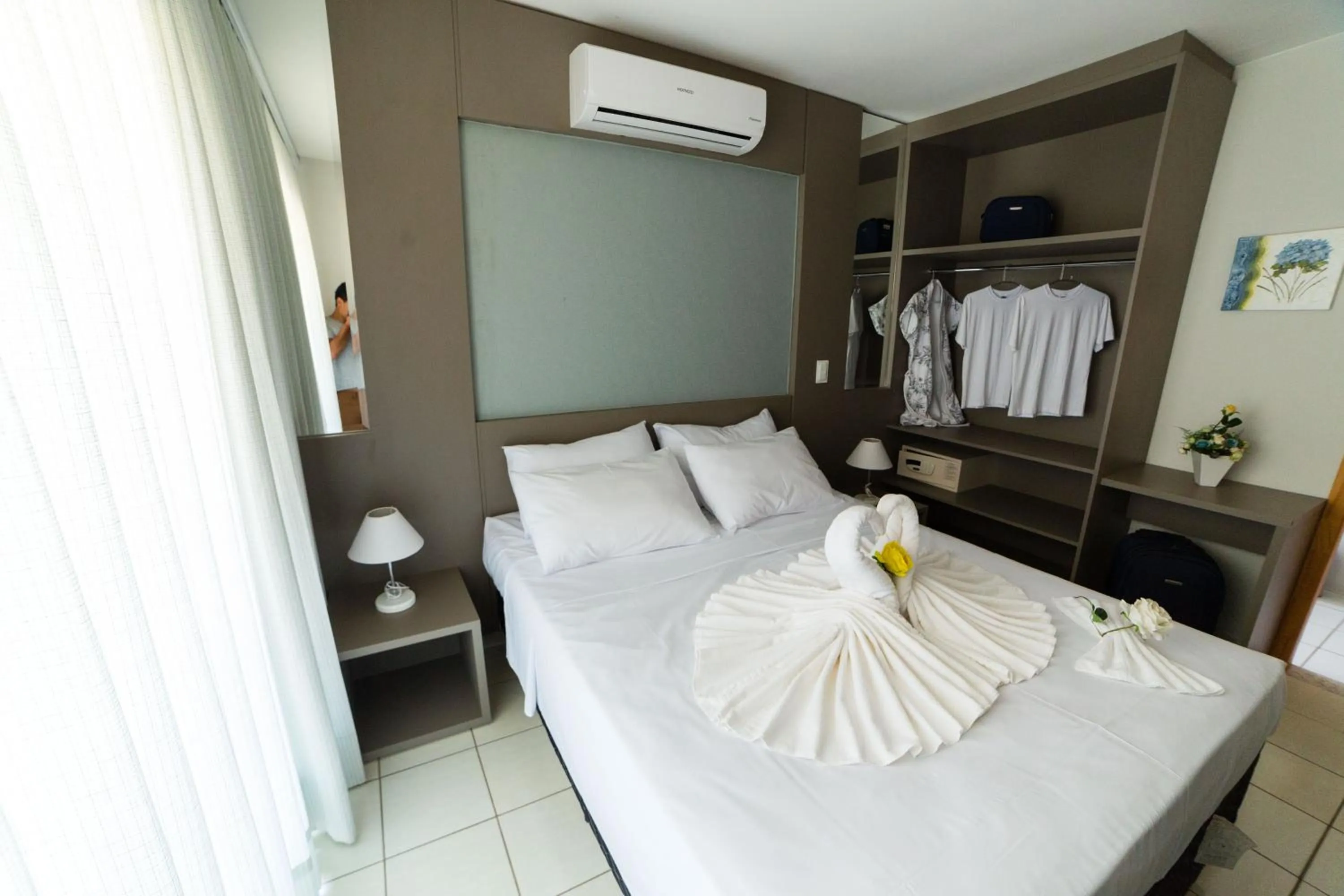 Decorative detail, Bed in Serra Madre Hotel