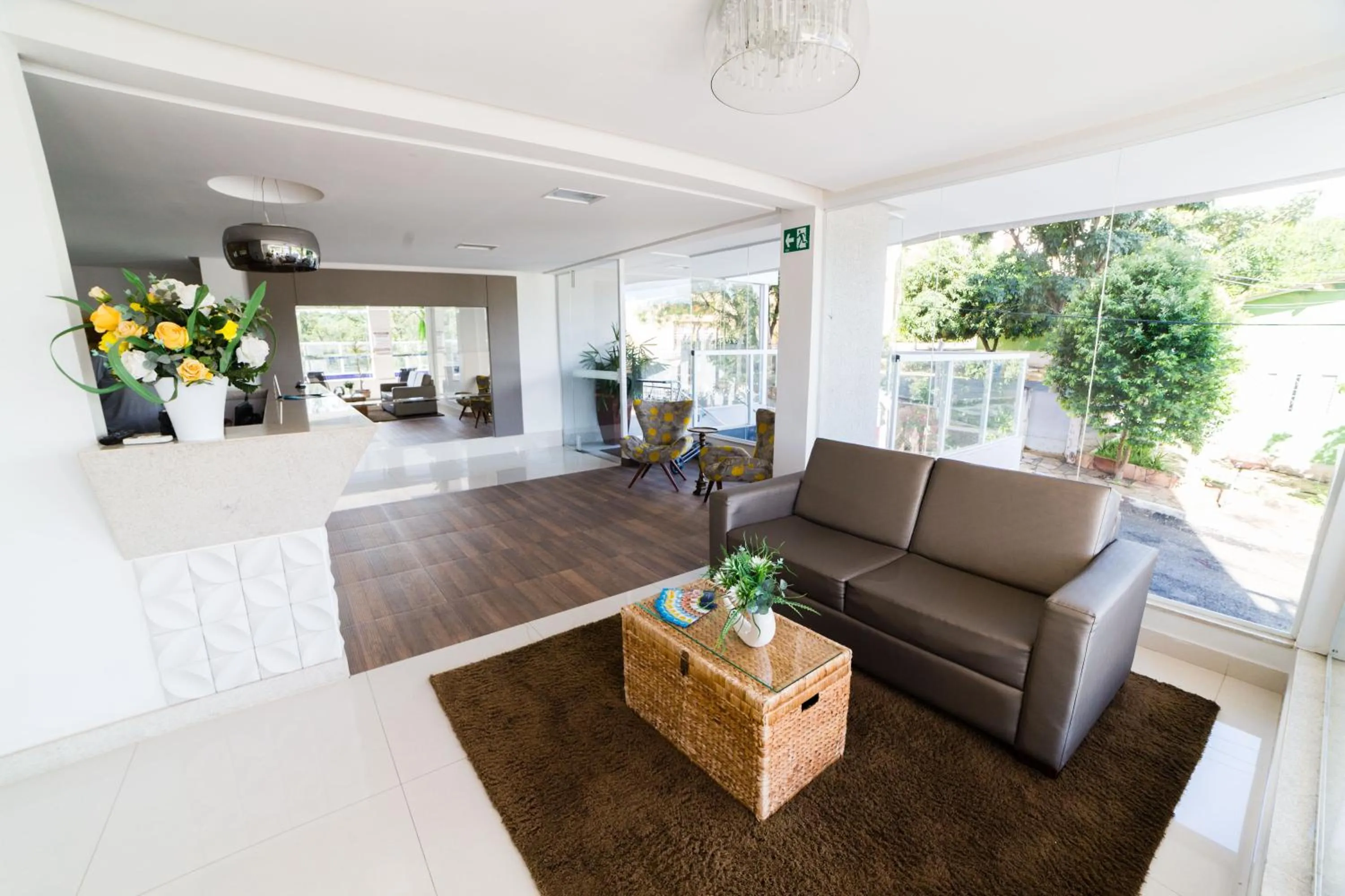 Lobby or reception in Serra Madre Hotel