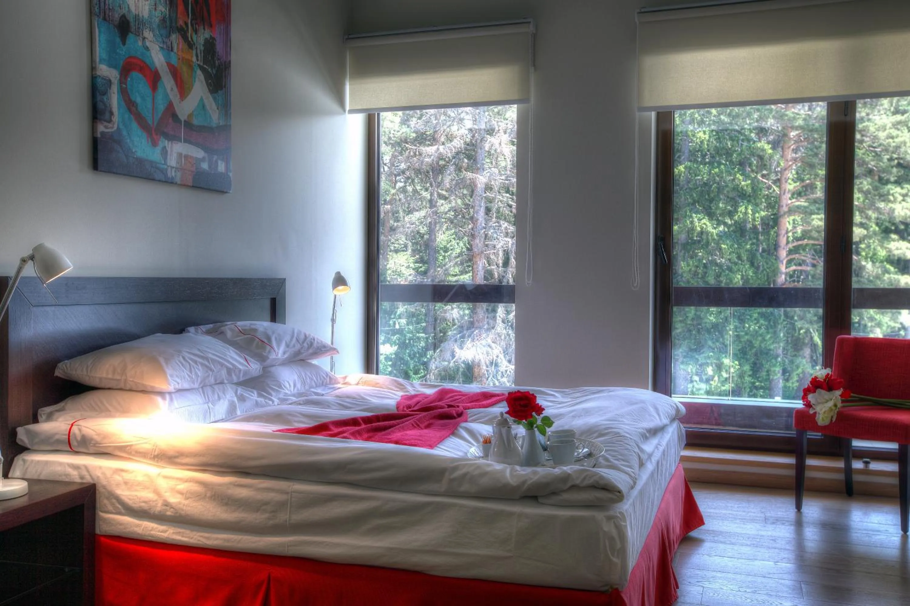 Bed in Euphoria Club Hotel