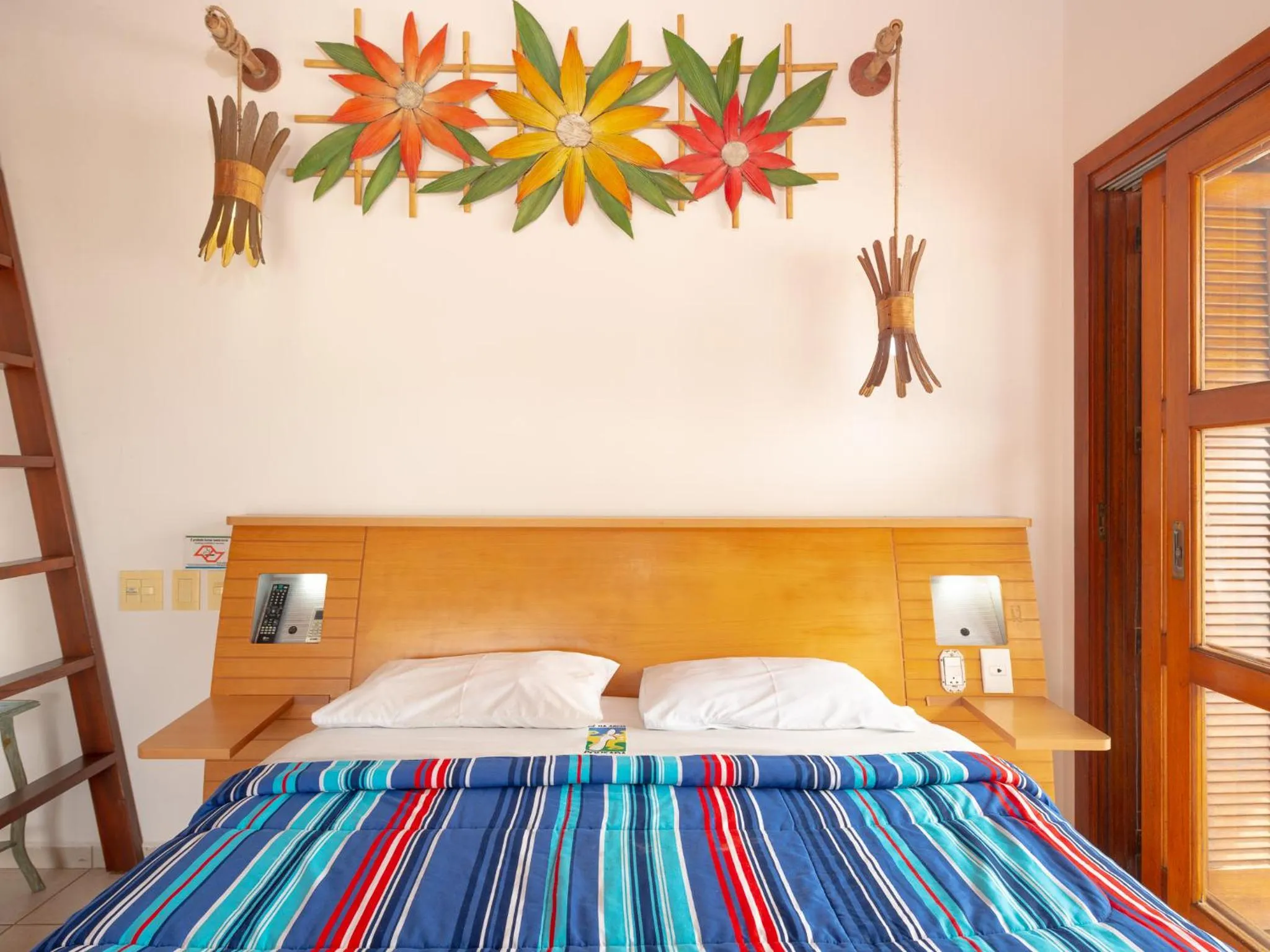 Bed in Pousada Pé Na Areia